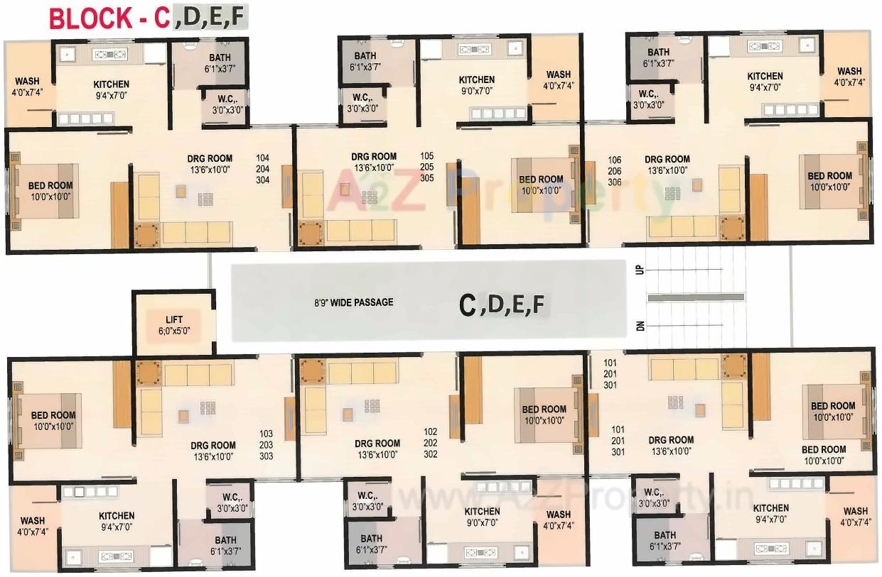 Layout of real estate project Shreenath Residency located at Singrva, Ahmedabad, Gujarat