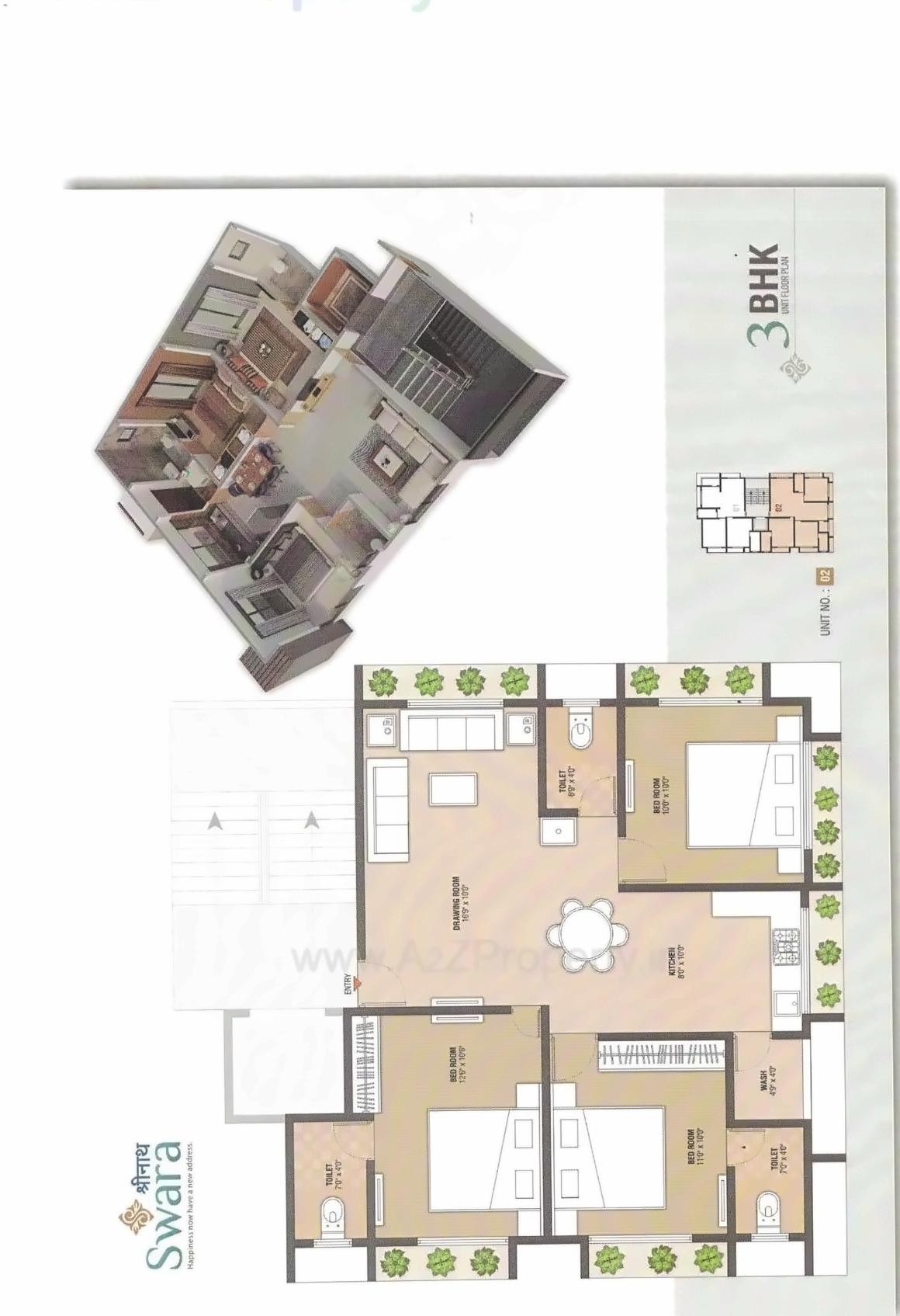 Layout of real estate project Shreenath Swara located at Manipur, Ahmedabad, Gujarat