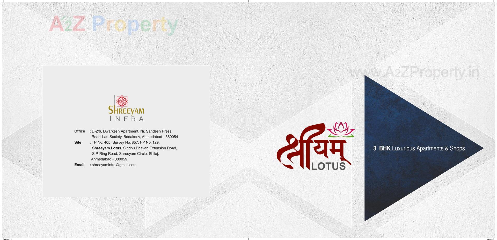  of real estate project Shreeyam Lotus located at Ahmedabad, Ahmedabad, Gujarat