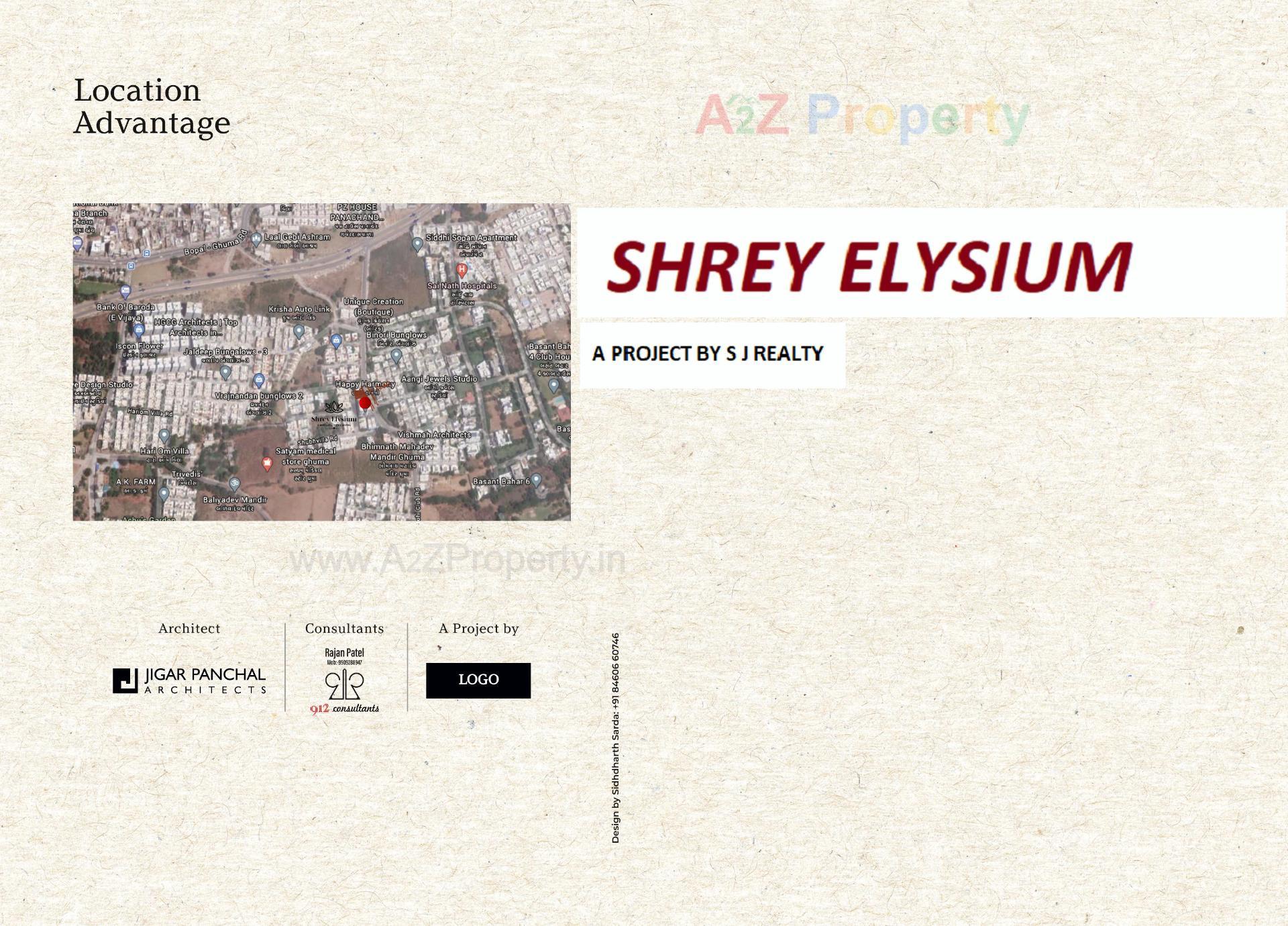  of real estate project Shrey Elysium located at Ghuma, Ahmedabad, Gujarat