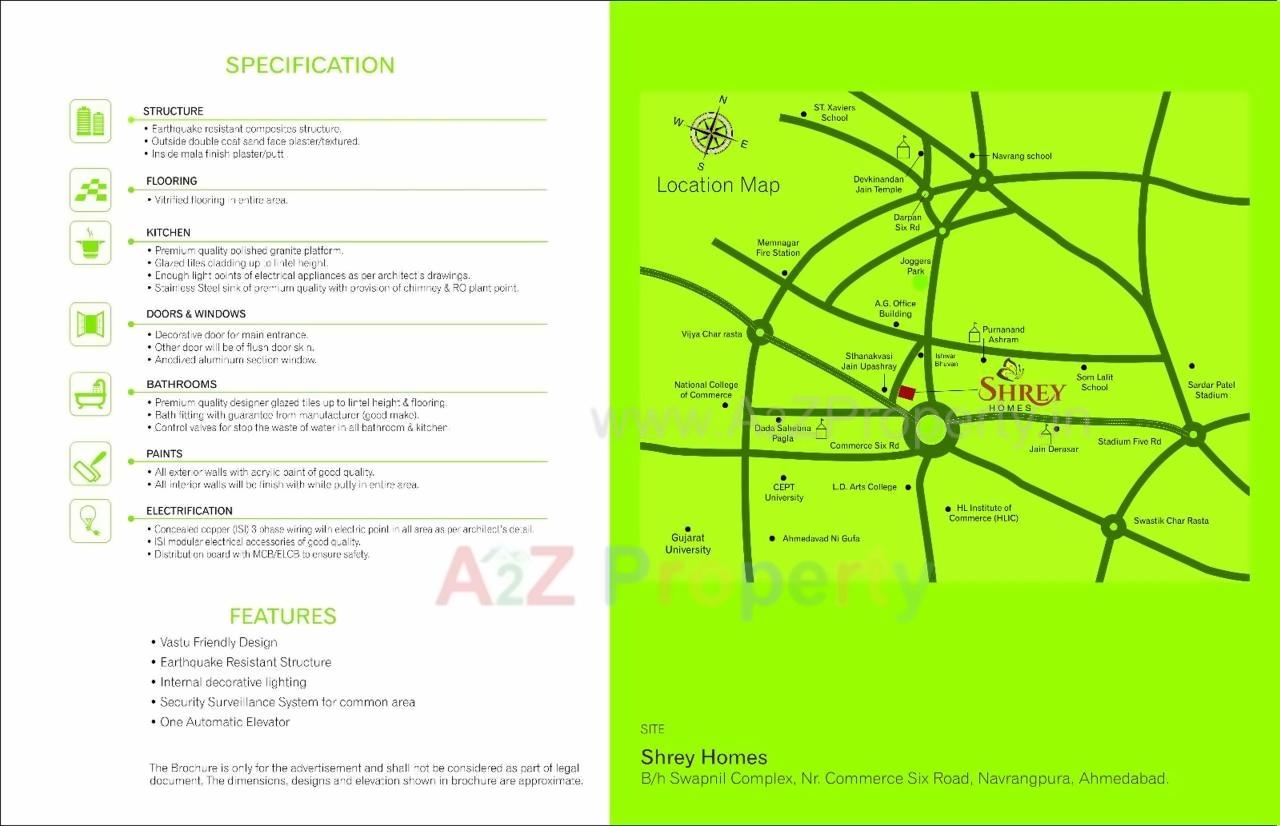  of real estate project Shrey Homes located at City, Ahmedabad, Gujarat