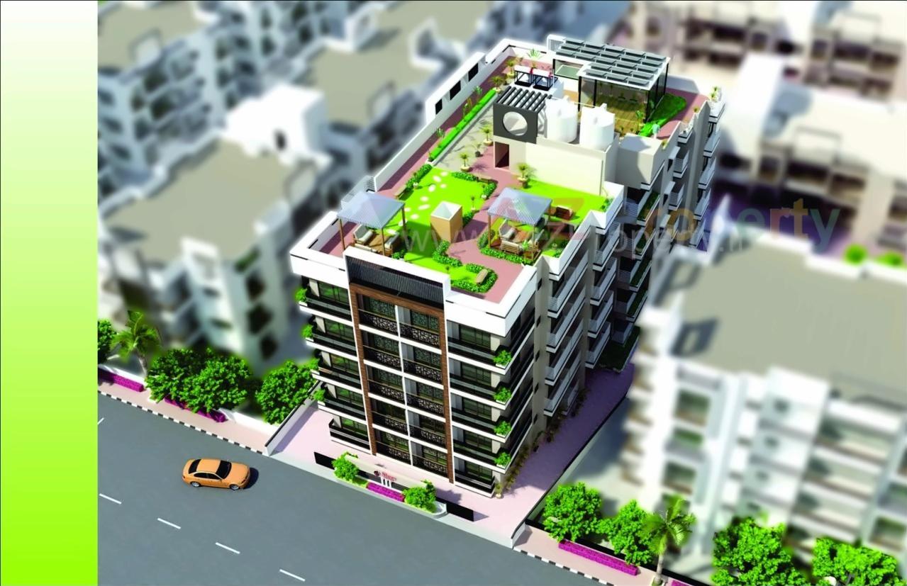 3D Elevation of real estate project Shrey Homes located at City, Ahmedabad, Gujarat