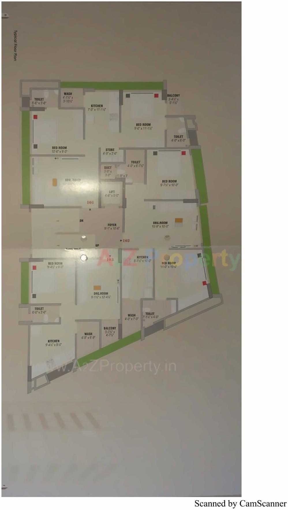 Layout of real estate project Shreyash located at Paldi, Ahmedabad, Gujarat