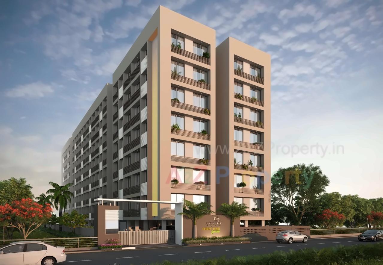 3D Elevation of real estate project Shri Hari Greens located at Naroda, Ahmedabad, Gujarat