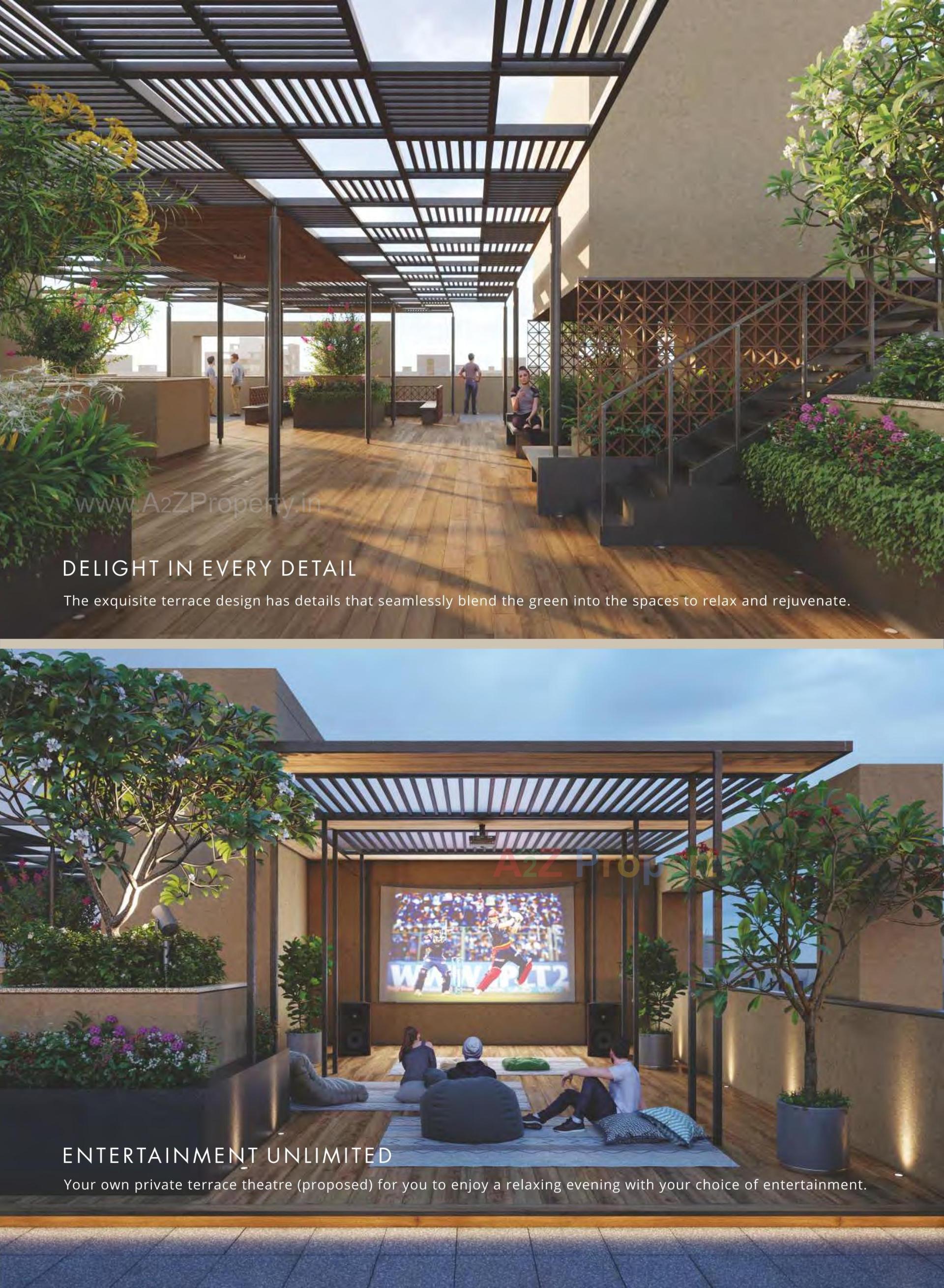 3D Elevation of real estate project Shri Hraday Appartments located at Paldi, Ahmedabad, Gujarat