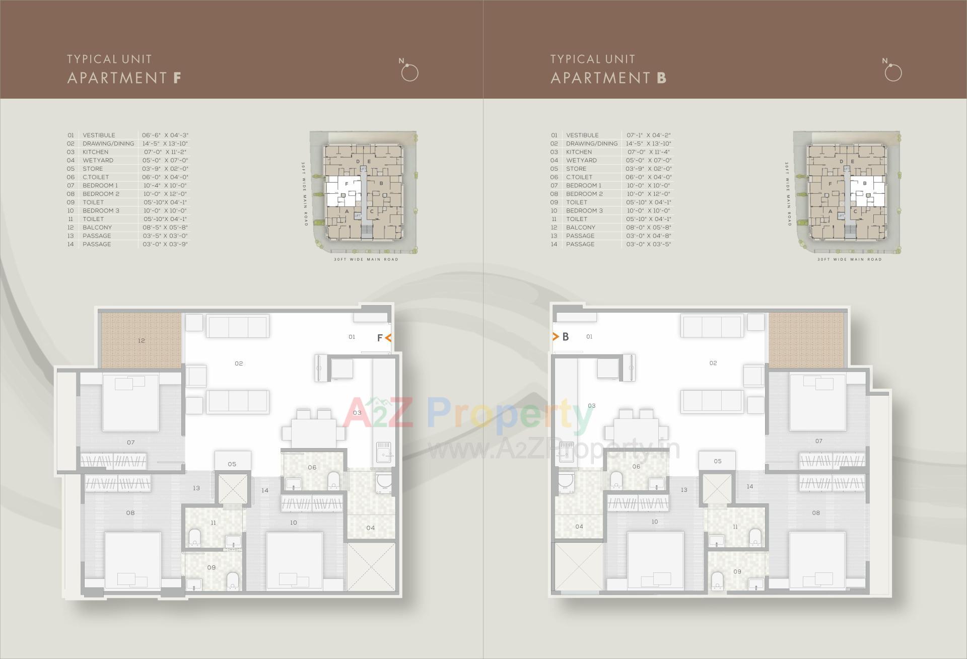 Layout of real estate project Shri Hraday Appartments located at Paldi, Ahmedabad, Gujarat