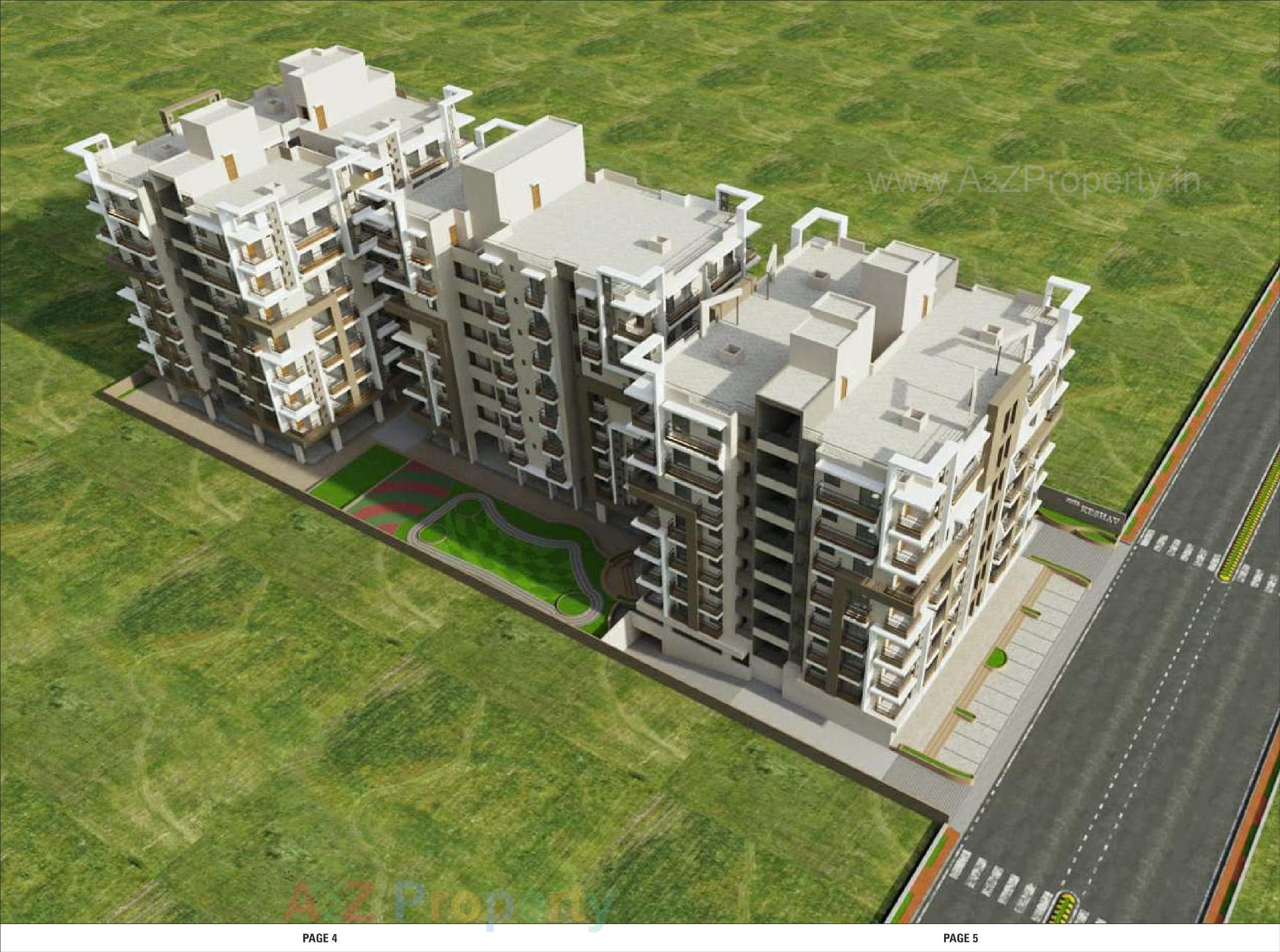 3D Elevation of real estate project Shri Keshav located at Vastral, Ahmedabad, Gujarat