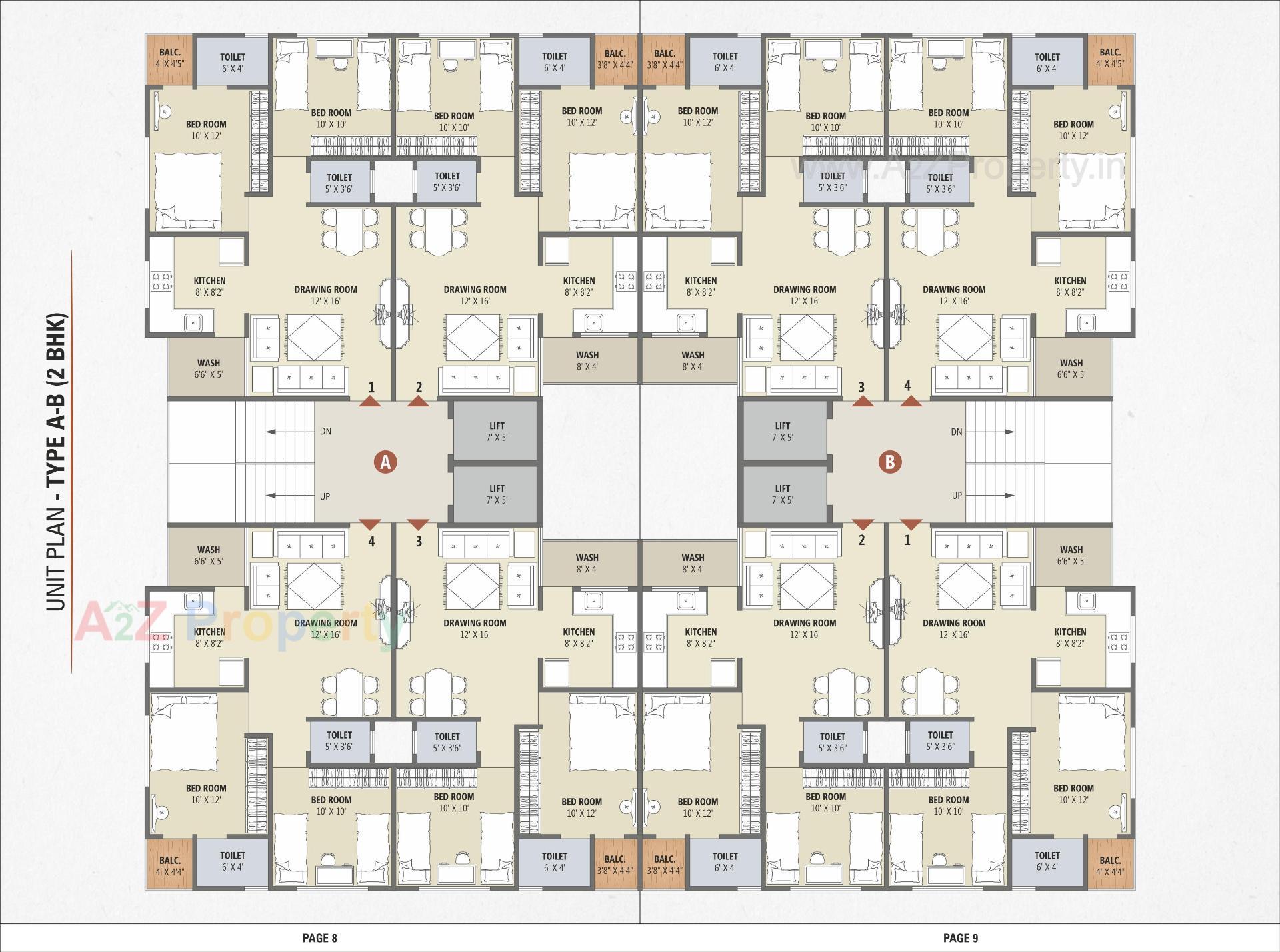 Layout of real estate project Shri Keshav located at Vastral, Ahmedabad, Gujarat