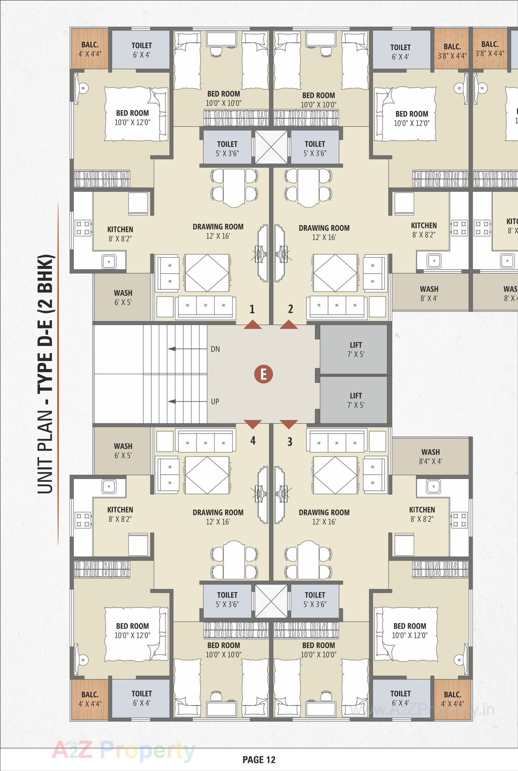 Layout of real estate project Shri Keshav located at Vastral, Ahmedabad, Gujarat