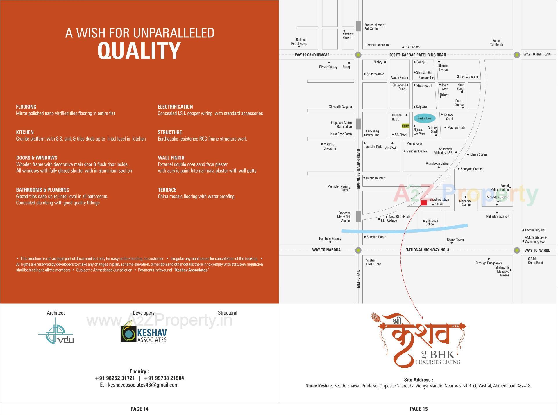  of real estate project Shri Keshav located at Vastral, Ahmedabad, Gujarat