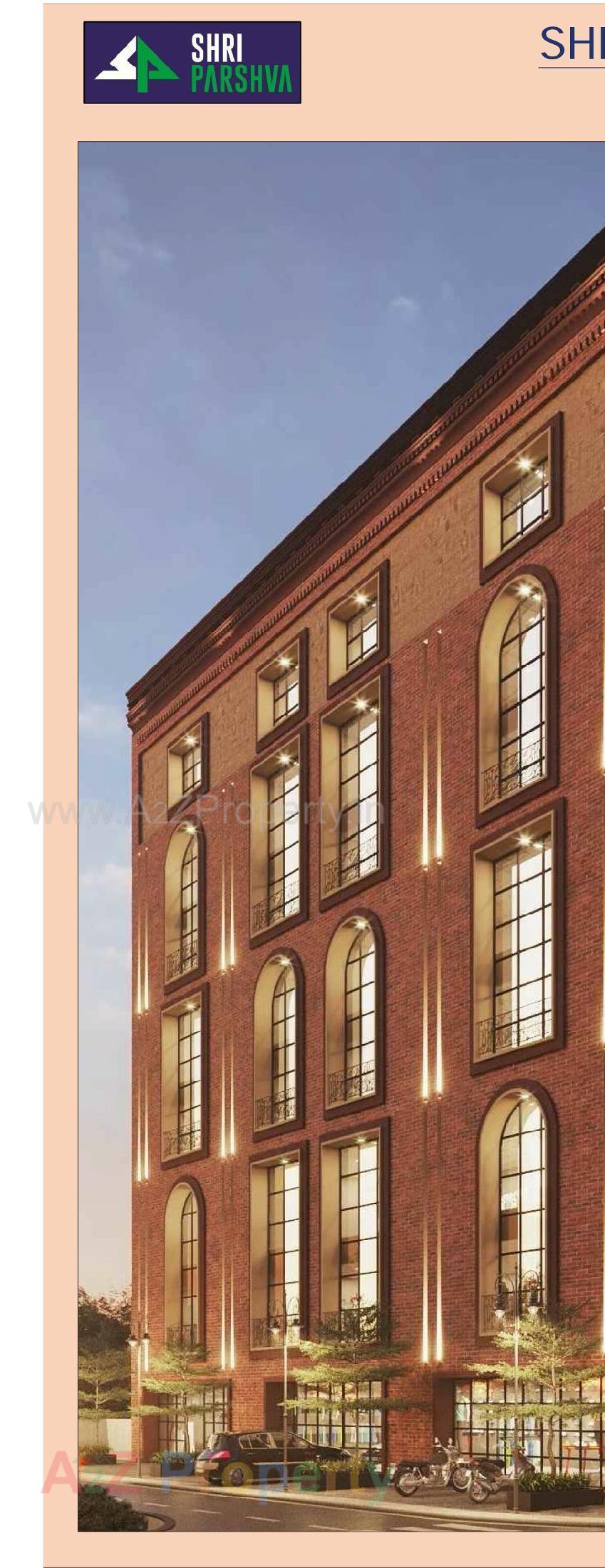 3D Elevation of real estate project Shri Parshva Eminent located at Chhadavad, Ahmedabad, Gujarat