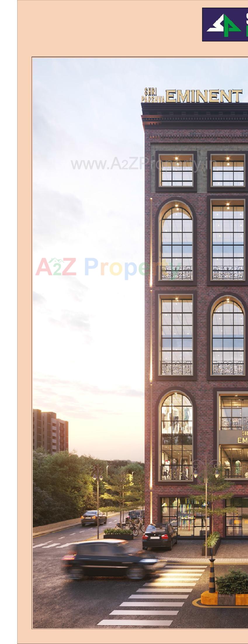 3D Elevation of real estate project Shri Parshva Eminent located at Chhadavad, Ahmedabad, Gujarat