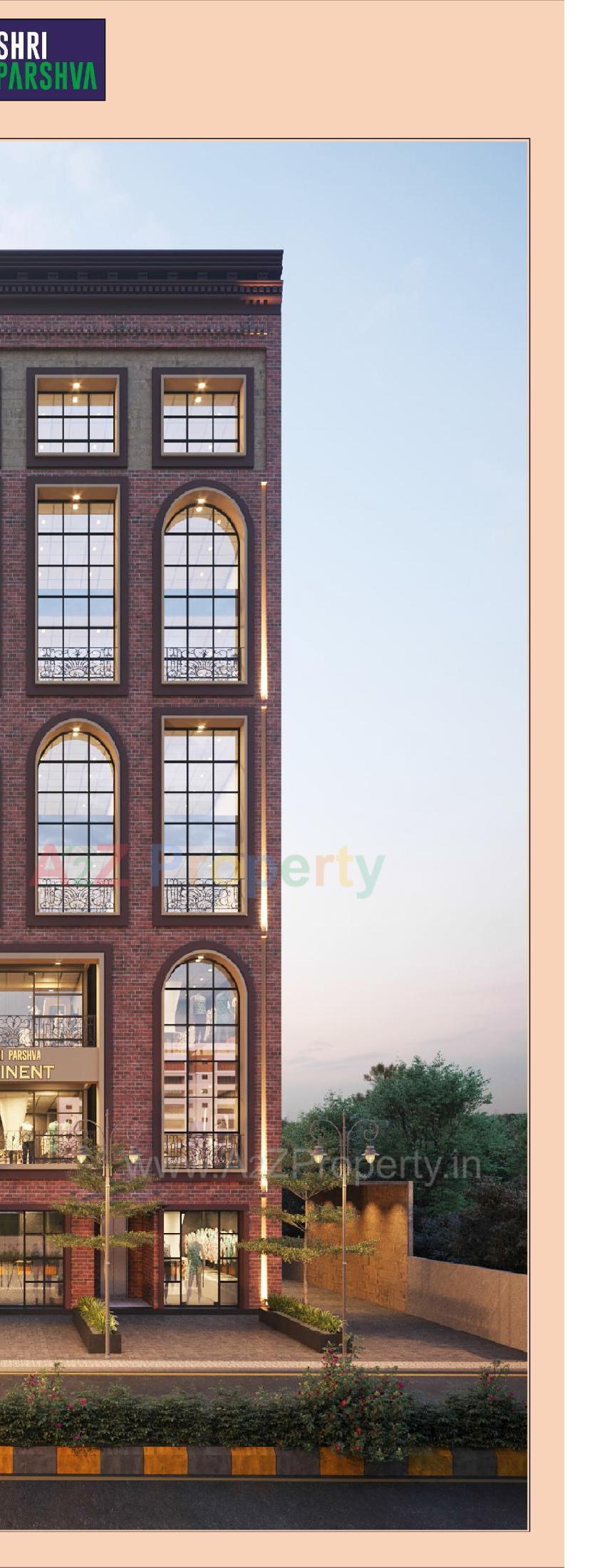 3D Elevation of real estate project Shri Parshva Eminent located at Chhadavad, Ahmedabad, Gujarat