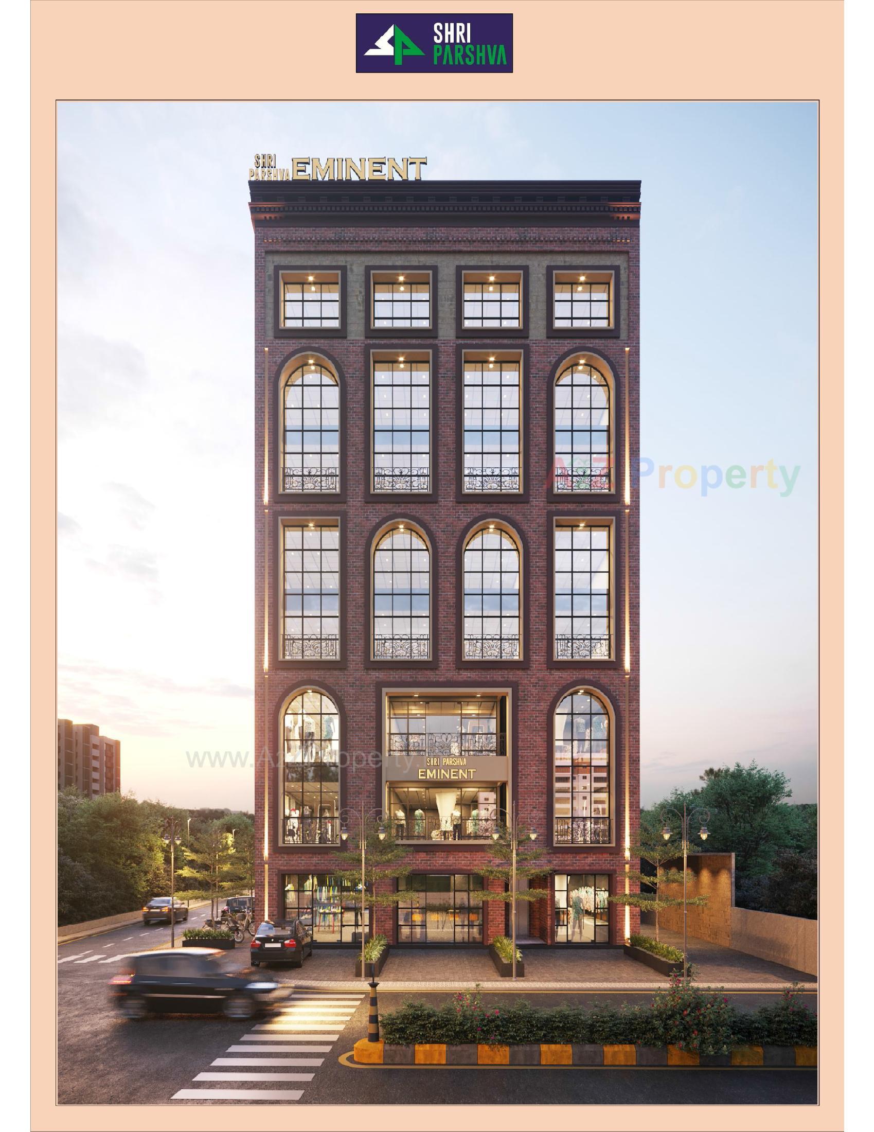 3D Elevation of real estate project Shri Parshva Eminent located at Chhadavad, Ahmedabad, Gujarat