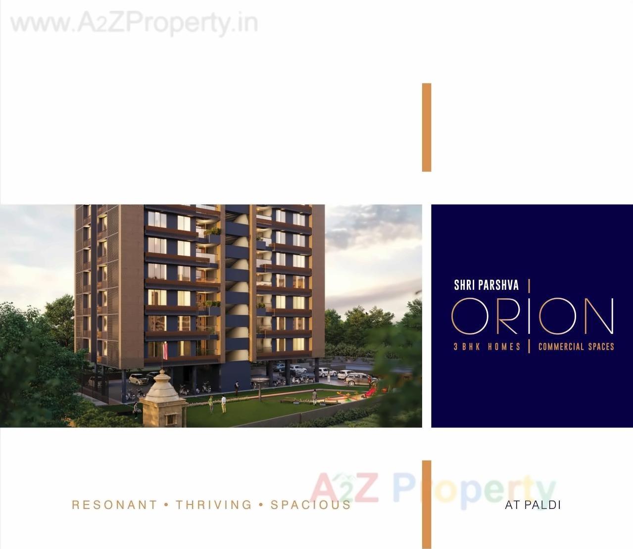 3D Elevation of real estate project Shri Parshva Orion located at Paldi, Ahmedabad, Gujarat