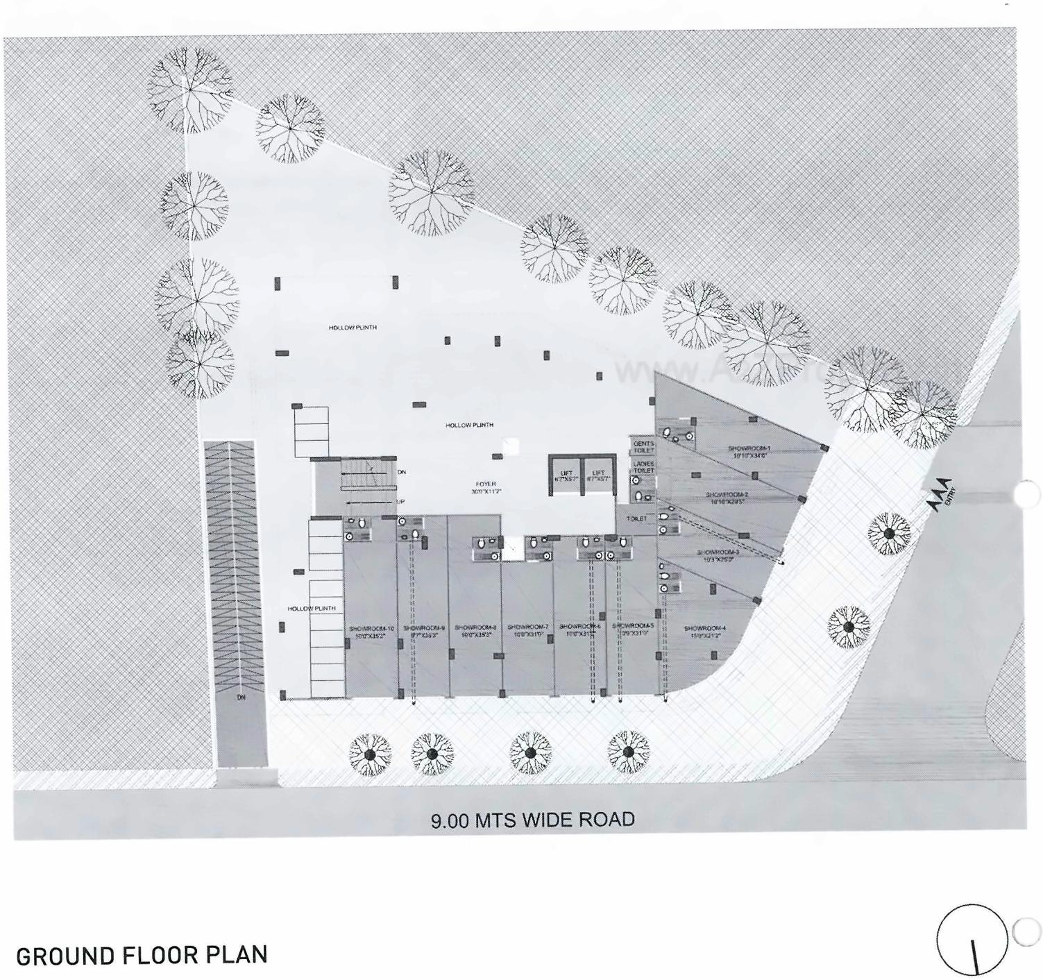 Layout of real estate project Shrikunj Sky located at Ahmedabad, Ahmedabad, Gujarat