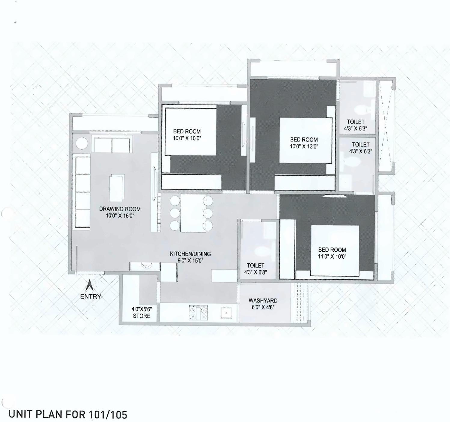 Layout of real estate project Shrikunj Sky located at Ahmedabad, Ahmedabad, Gujarat