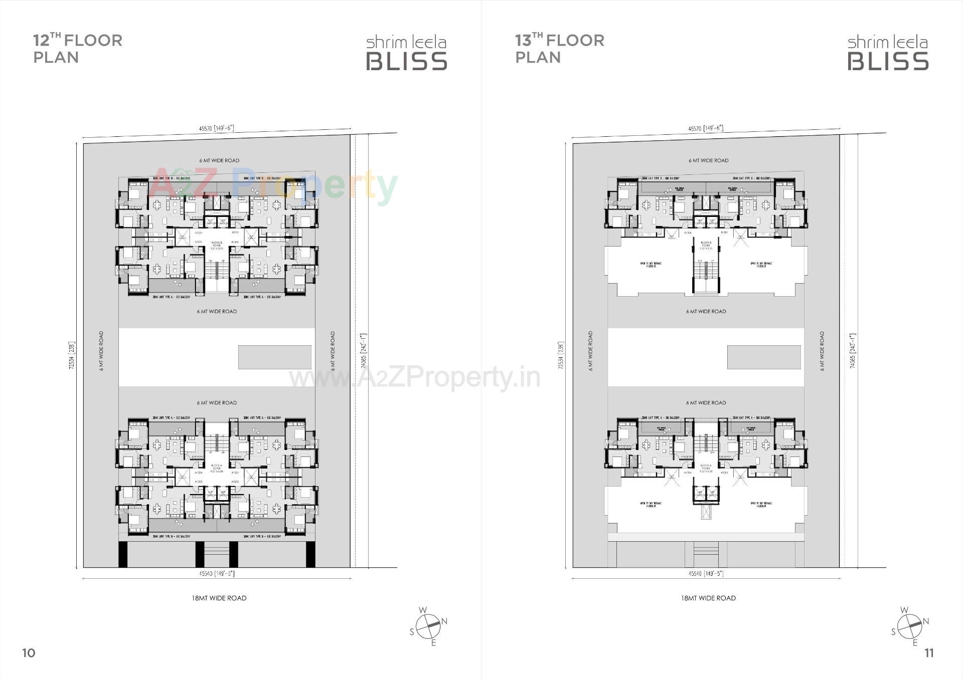 Layout of real estate project Shrim Leela Bliss located at Sola, Ahmedabad, Gujarat