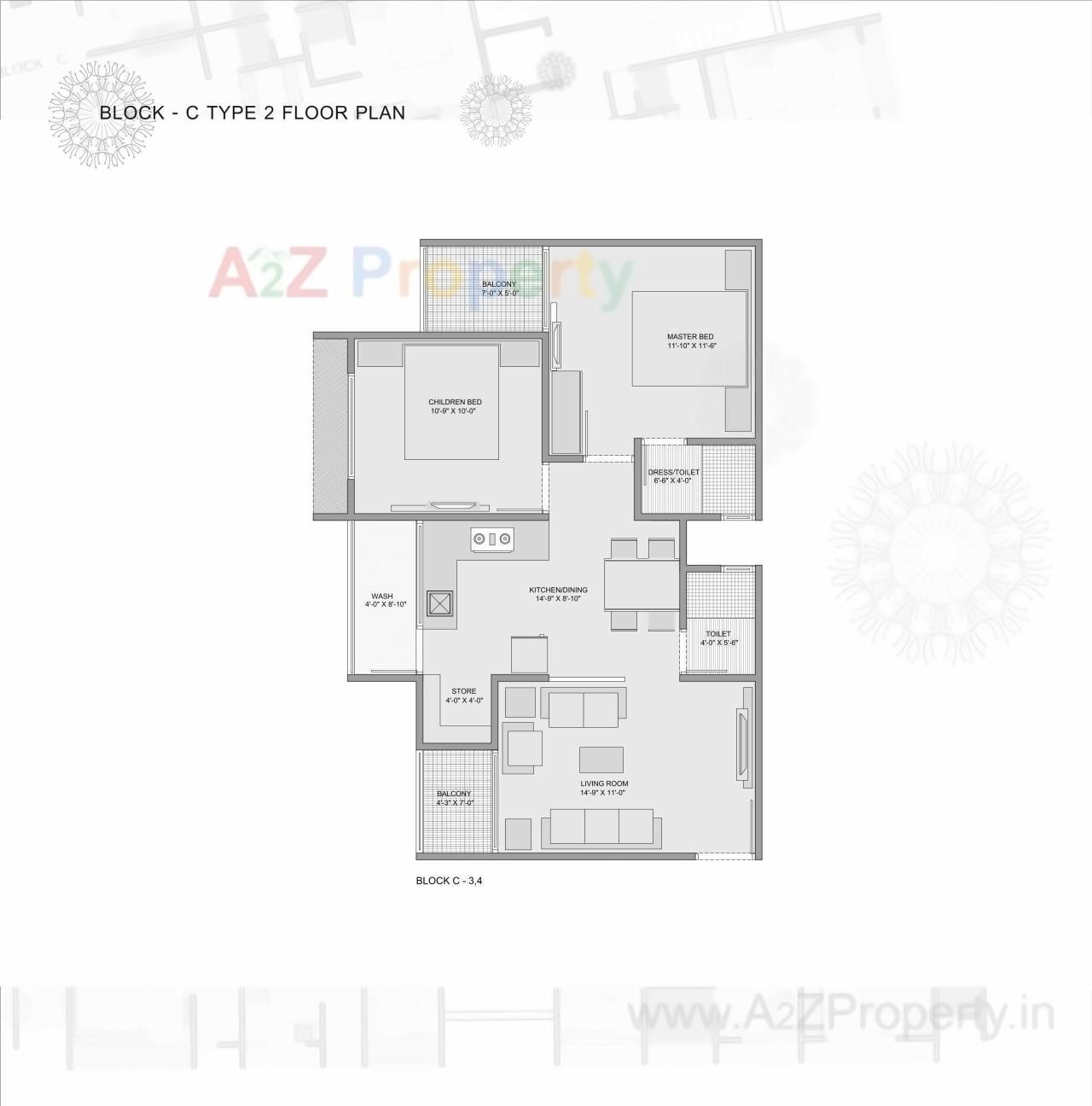 Layout of real estate project Shrim Leela located at Bhadaj, Ahmedabad, Gujarat