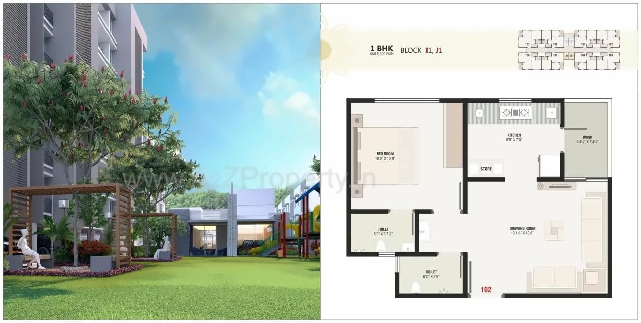 Layout of real estate project Shrinand City 10 located at City, Ahmedabad, Gujarat