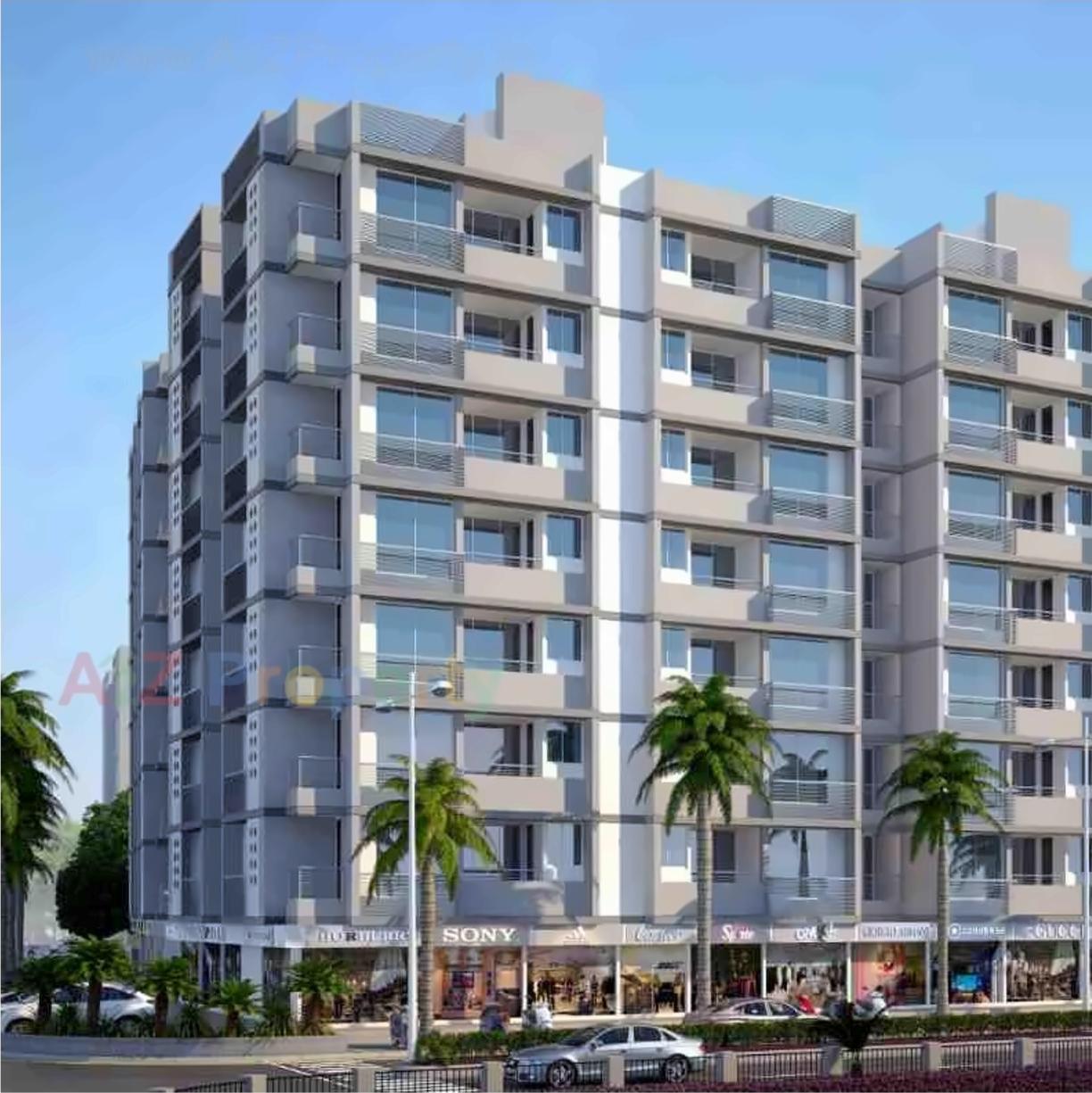3D Elevation of real estate project Shrinand City located at Ramol, Ahmedabad, Gujarat