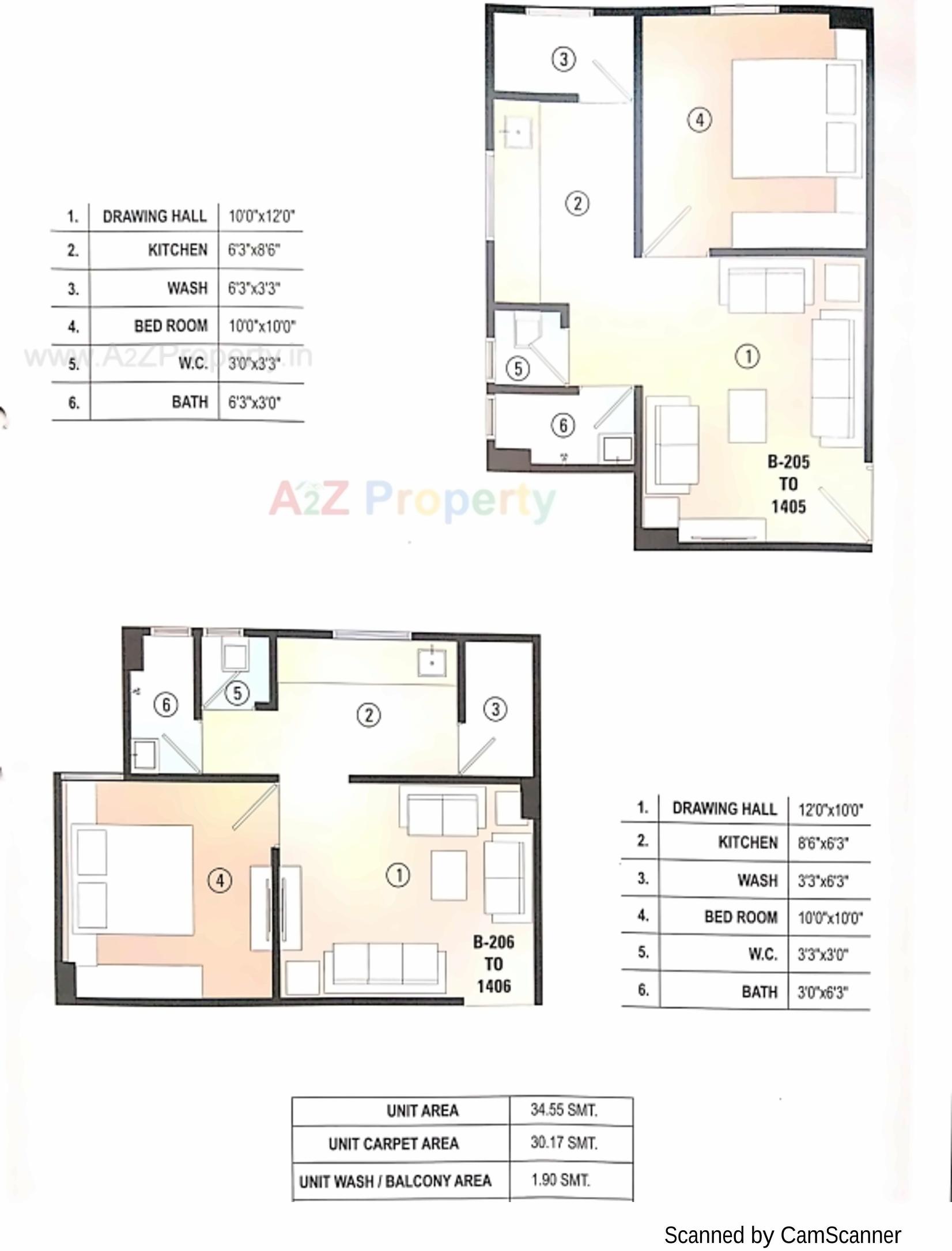 Layout of real estate project Shrinathji Apartment located at Ahmedabad, Ahmedabad, Gujarat
