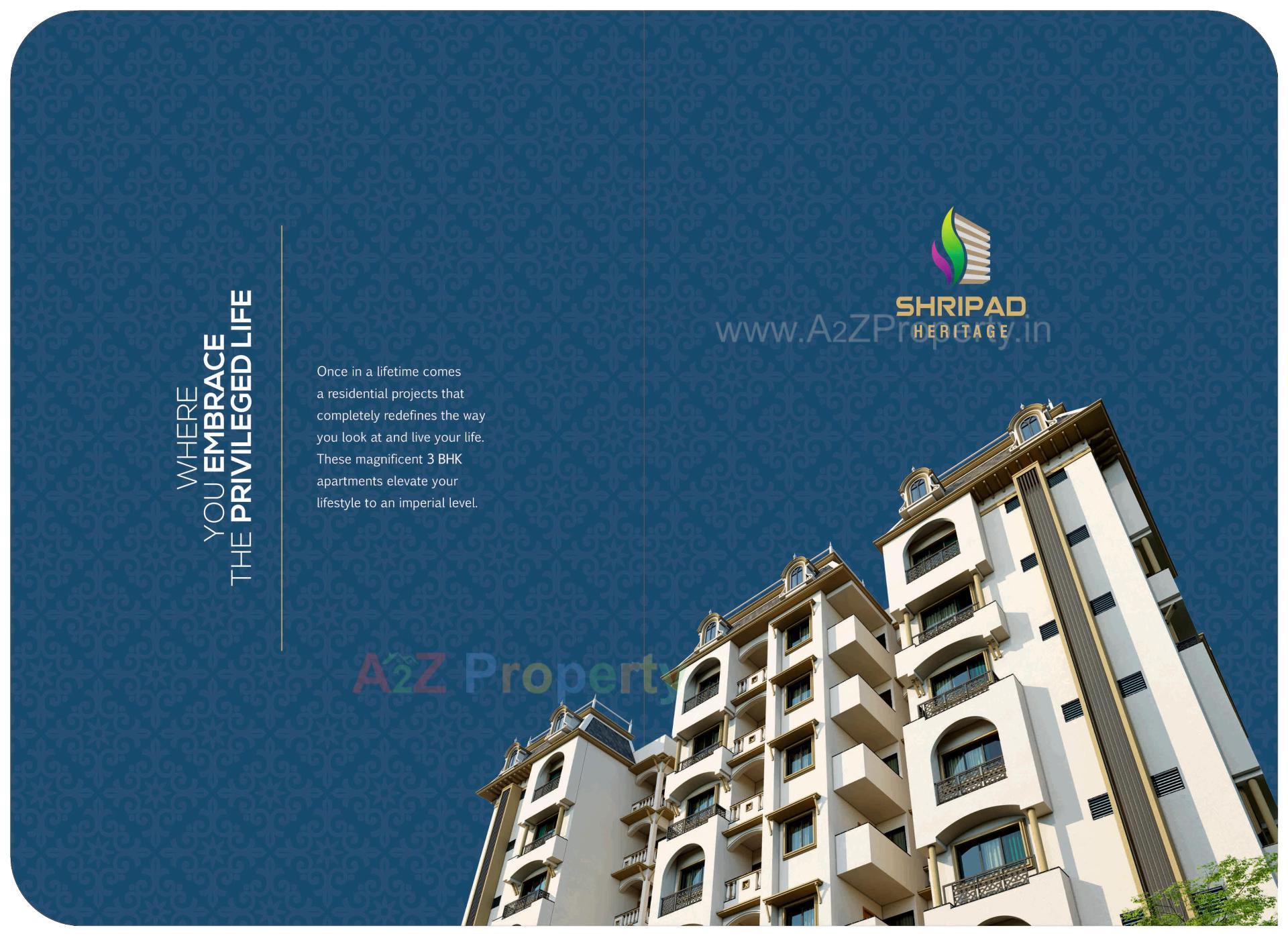 3D Elevation of real estate project Shripad Heritage located at Vastral, Ahmedabad, Gujarat