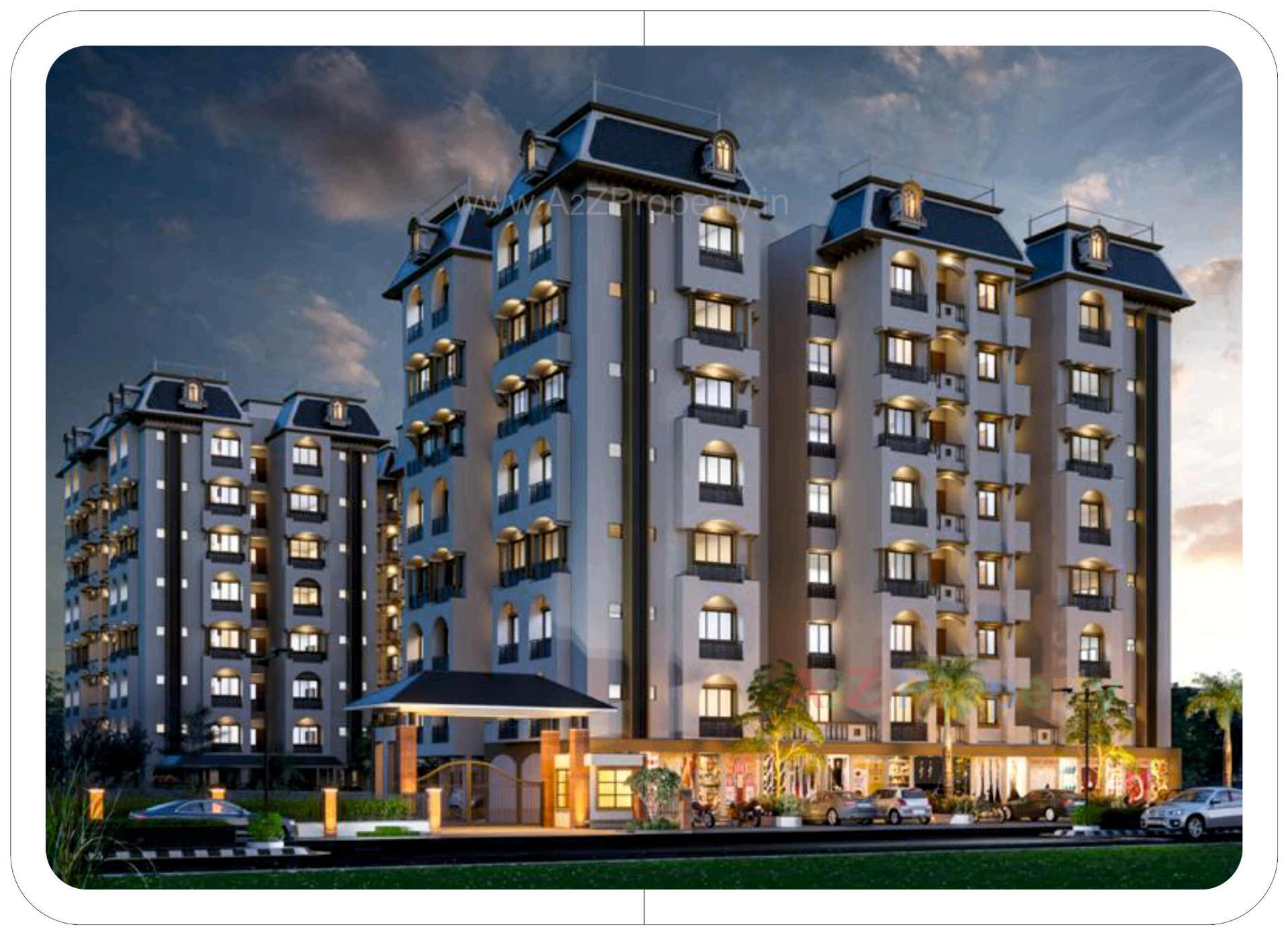 3D Elevation of real estate project Shripad Heritage located at Vastral, Ahmedabad, Gujarat