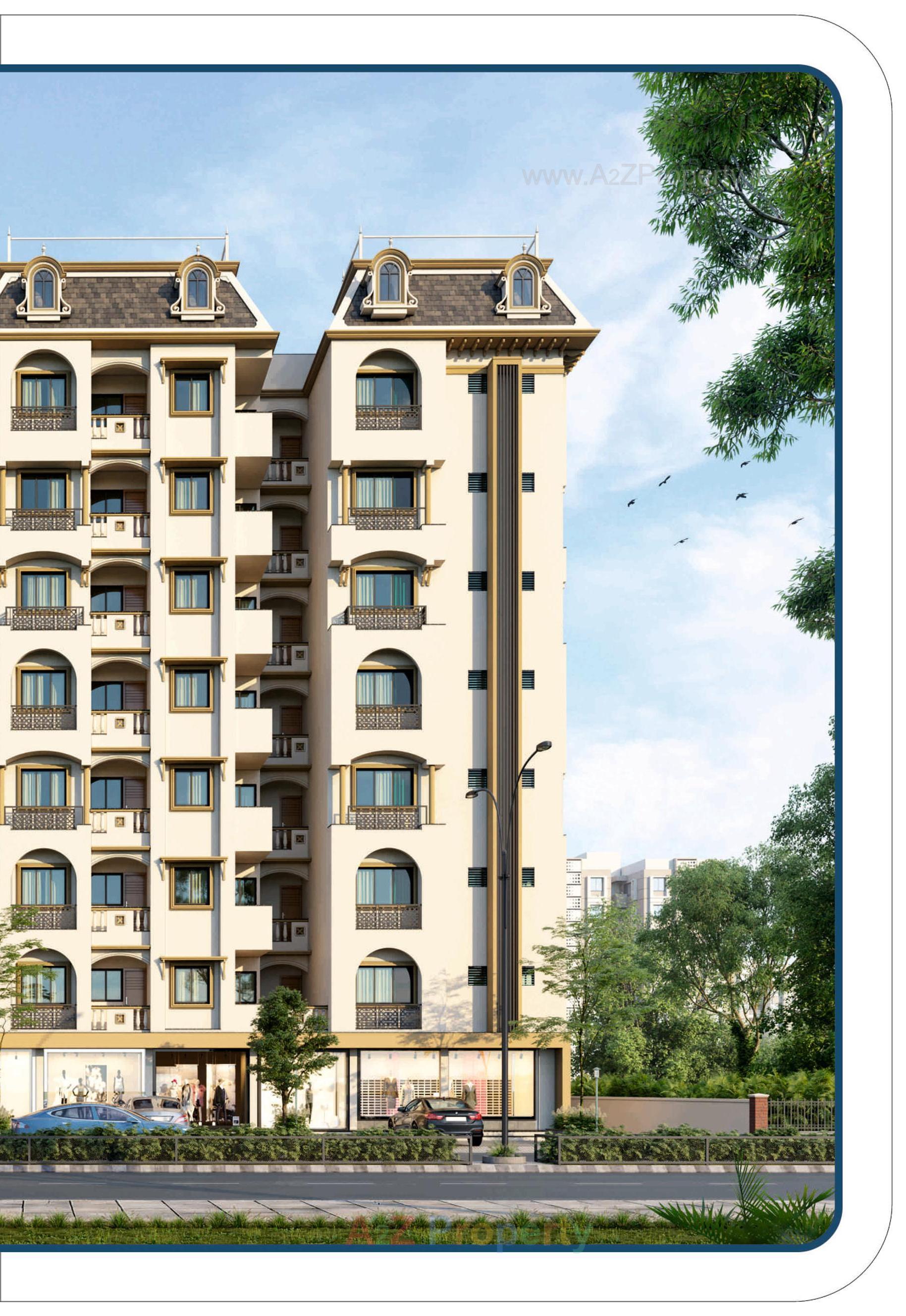 3D Elevation of real estate project Shripad Heritage located at Vastral, Ahmedabad, Gujarat