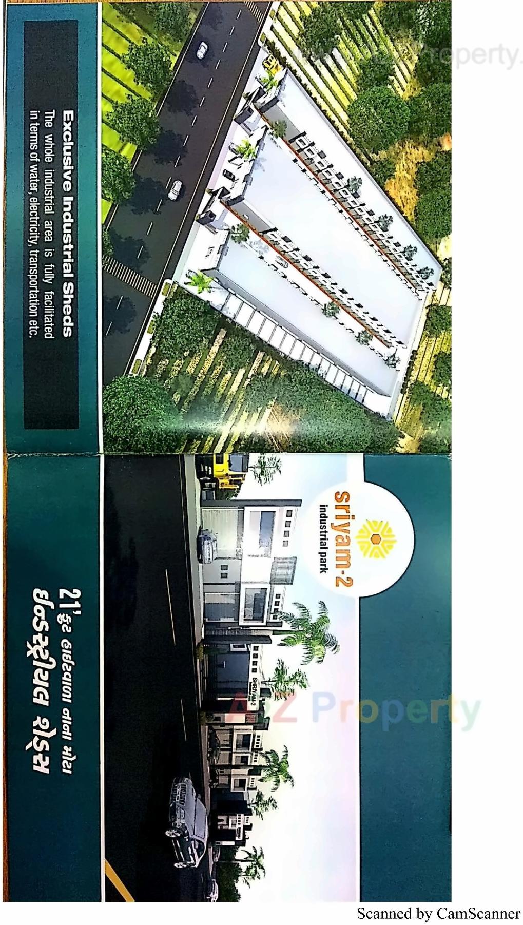 Layout of real estate project Shriyam  Industrial Park located at Kathwada, Ahmedabad, Gujarat