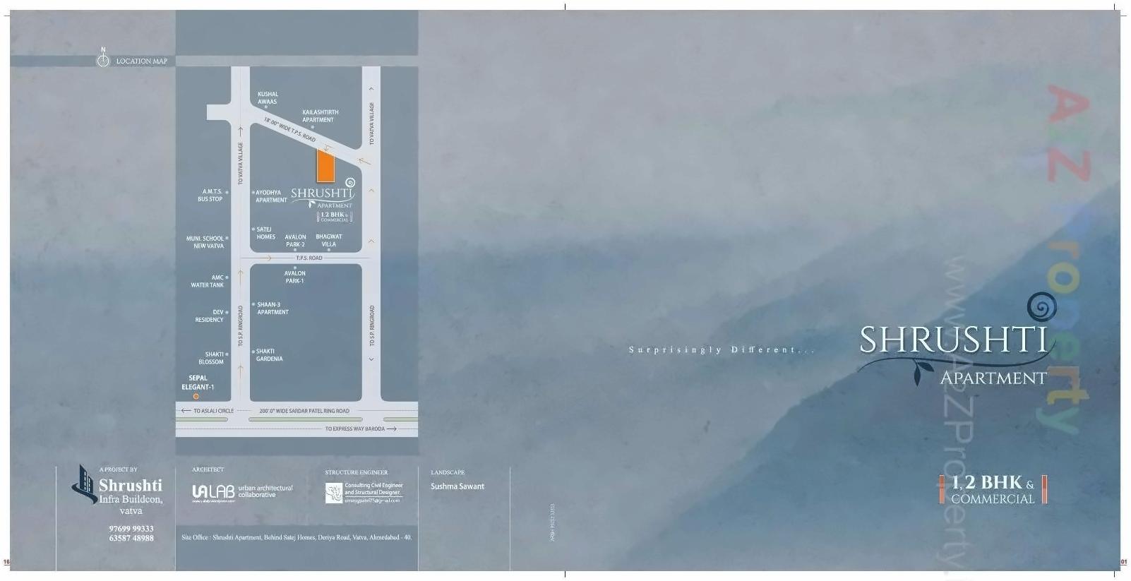 of real estate project Shrushti Apartment located at Vatva, Ahmedabad, Gujarat