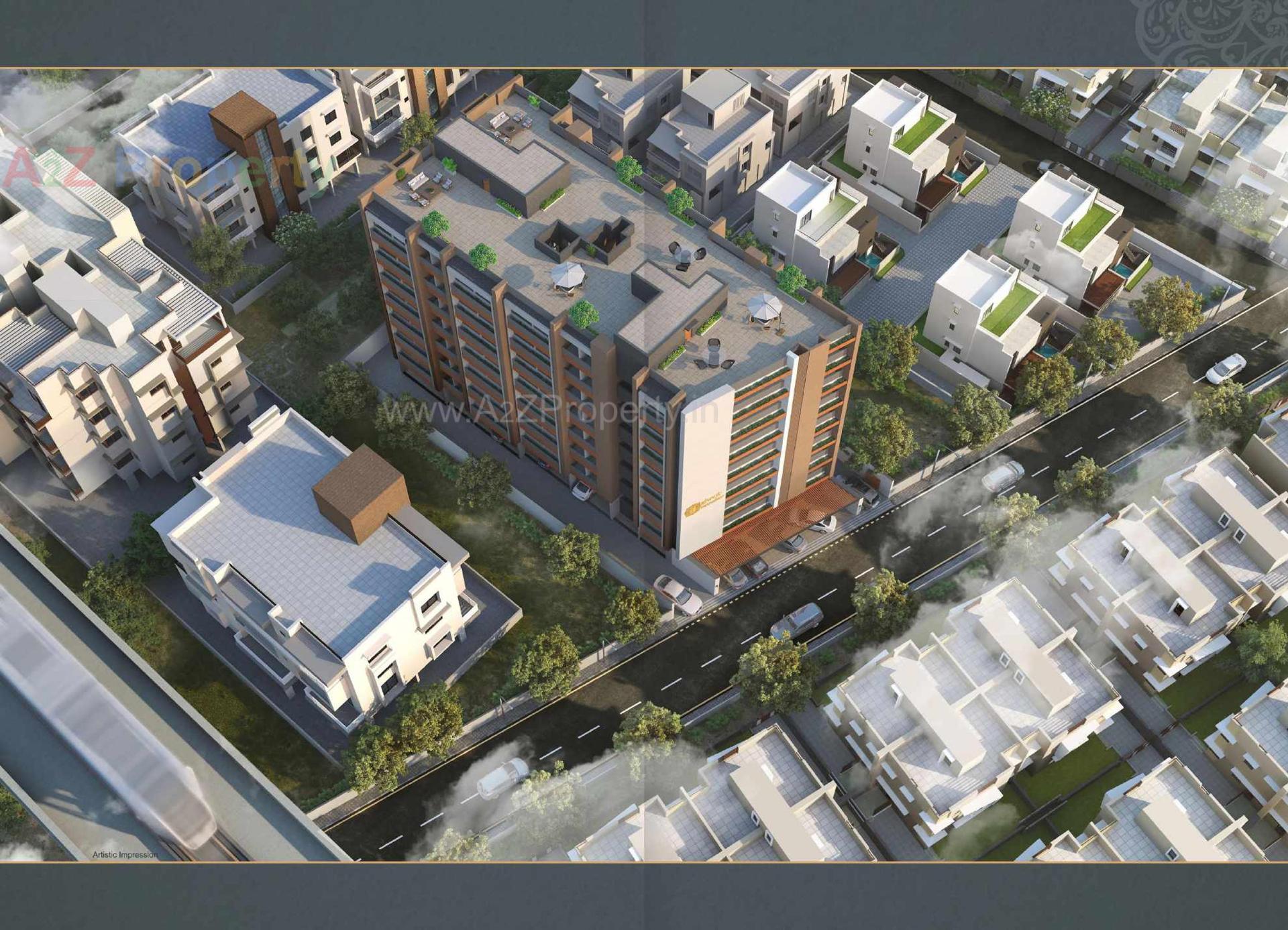 3D Elevation of real estate project Shrut Ratnakar located at Ahmedabad, Ahmedabad, Gujarat