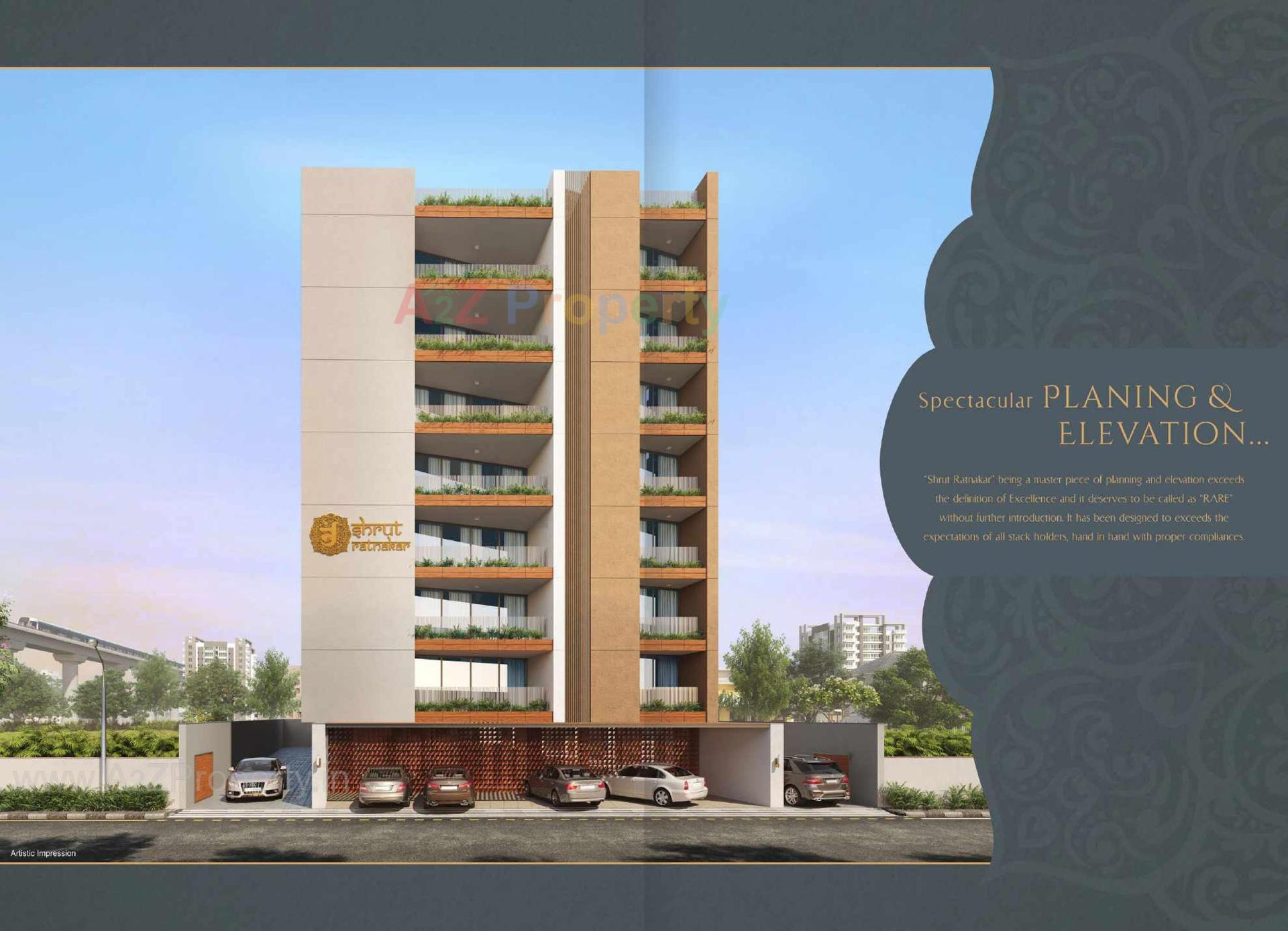 3D Elevation of real estate project Shrut Ratnakar located at Ahmedabad, Ahmedabad, Gujarat