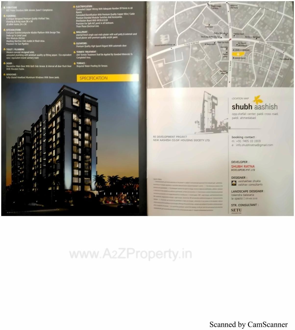  of real estate project Shubh Ashish located at Kochrab-paldi, Ahmedabad, Gujarat