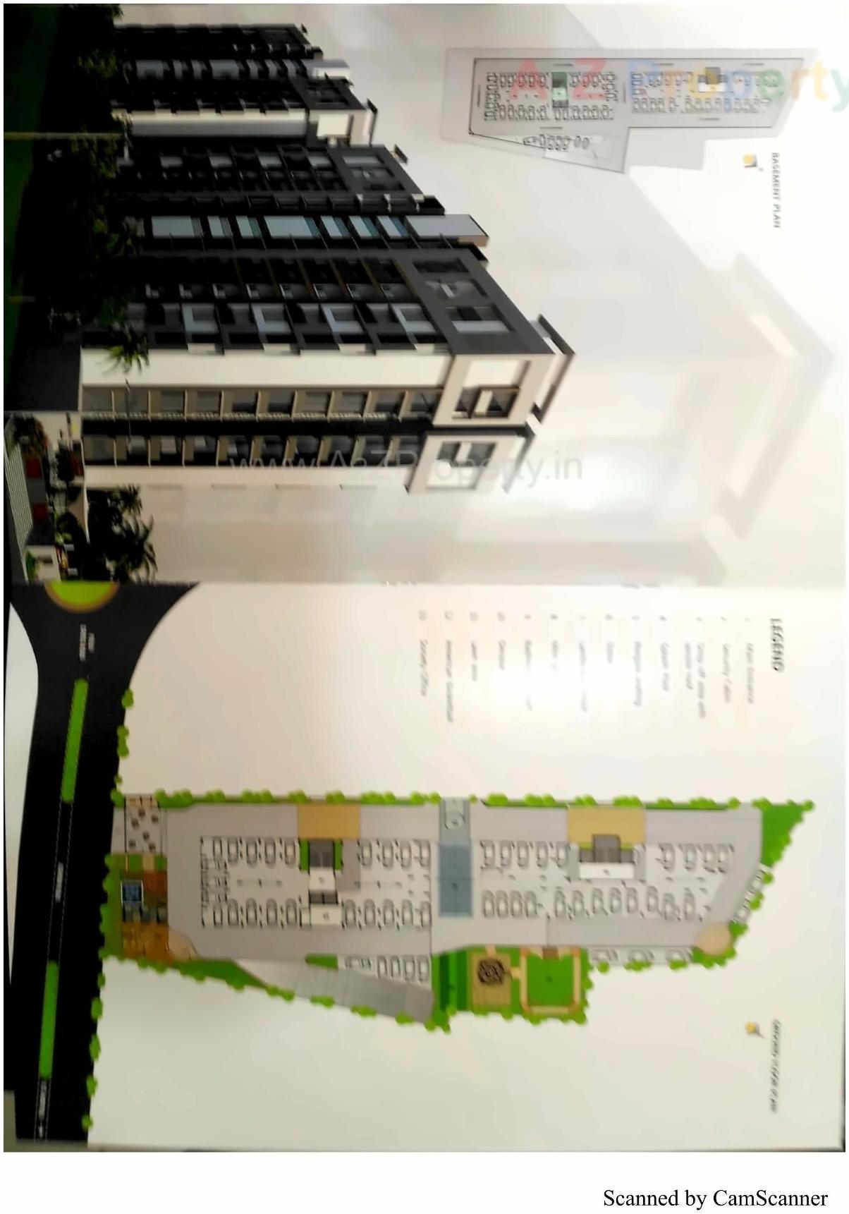 Layout of real estate project Shubh Ashish located at Kochrab-paldi, Ahmedabad, Gujarat