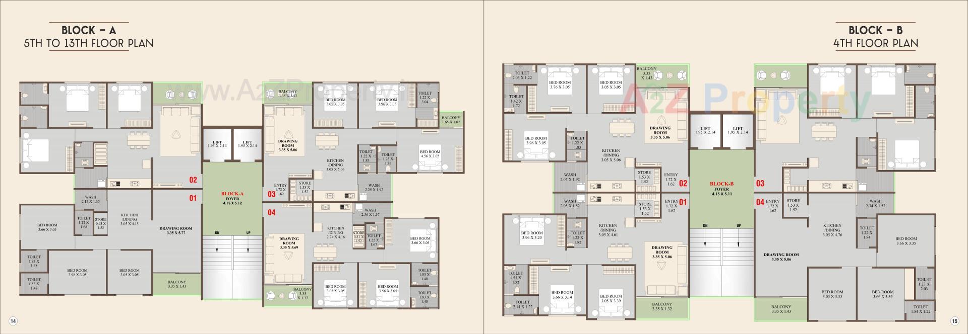 Layout of real estate project Shubh Labh Heights located at Bilasiya, Ahmedabad, Gujarat