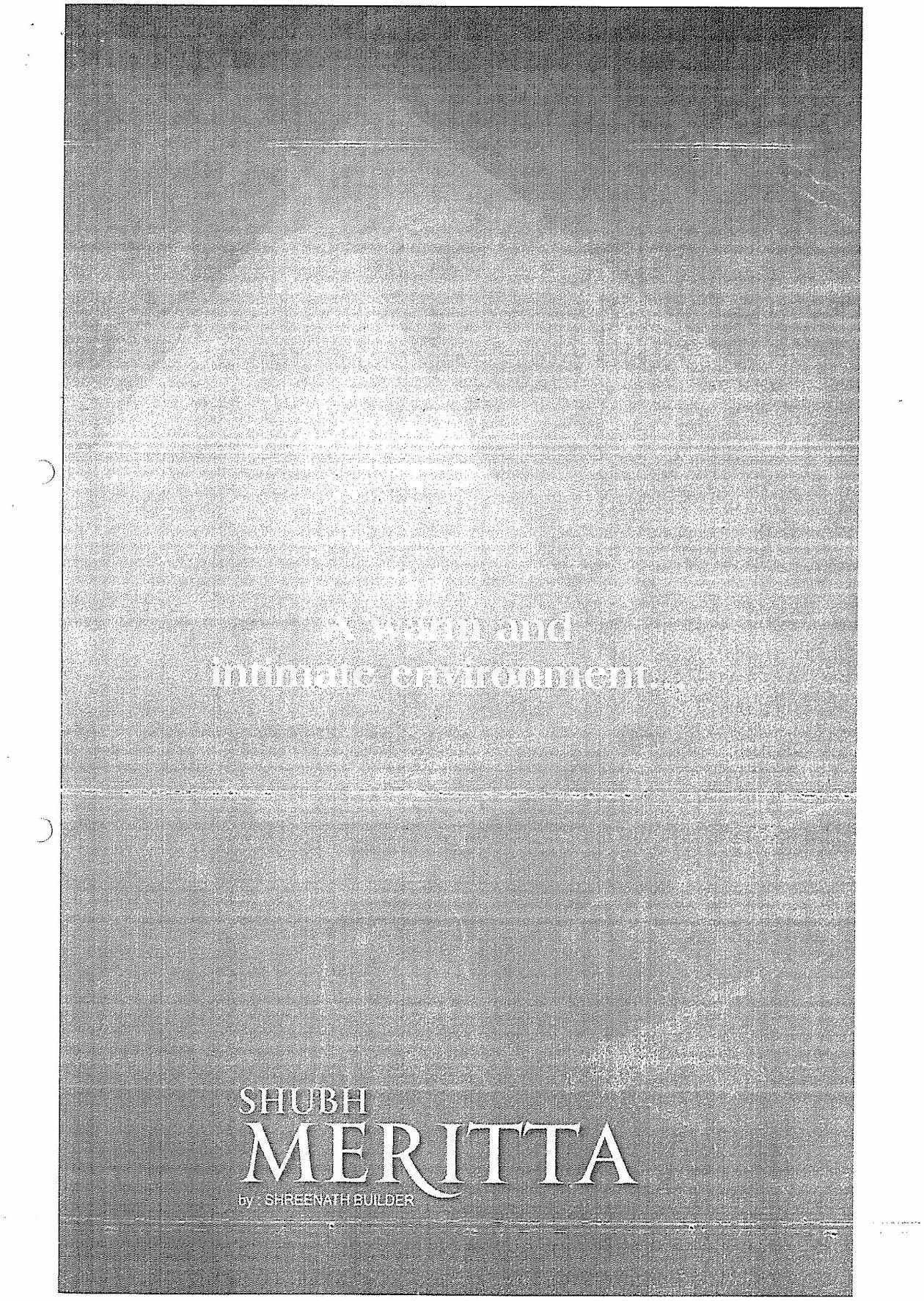  of real estate project Shubh Meritta located at Bopal, Ahmedabad, Gujarat