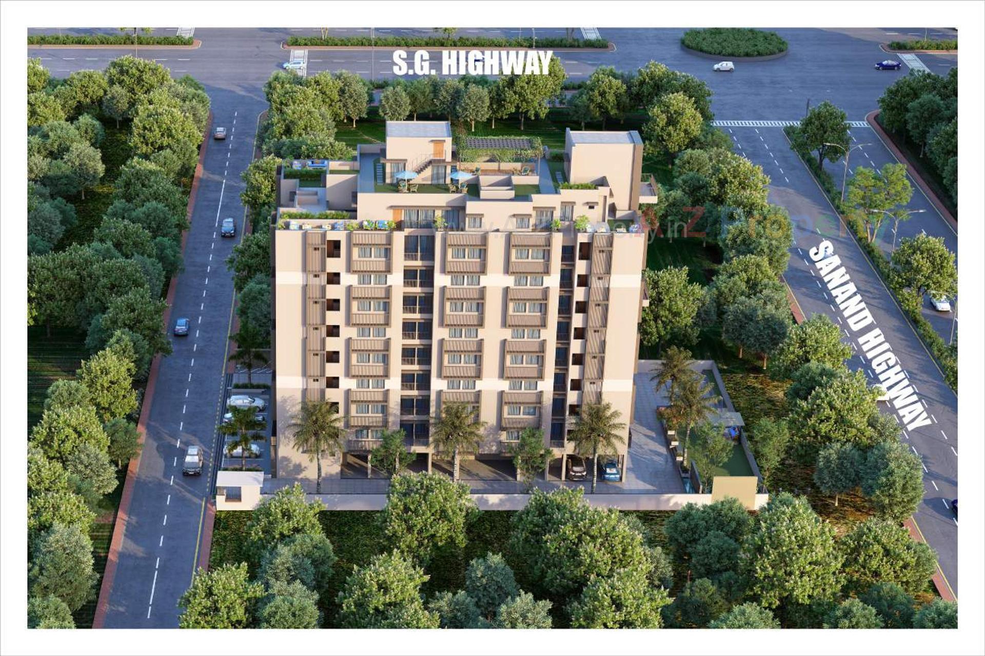 3D Elevation of real estate project Shubh Westside located at Ahmedabad, Ahmedabad, Gujarat