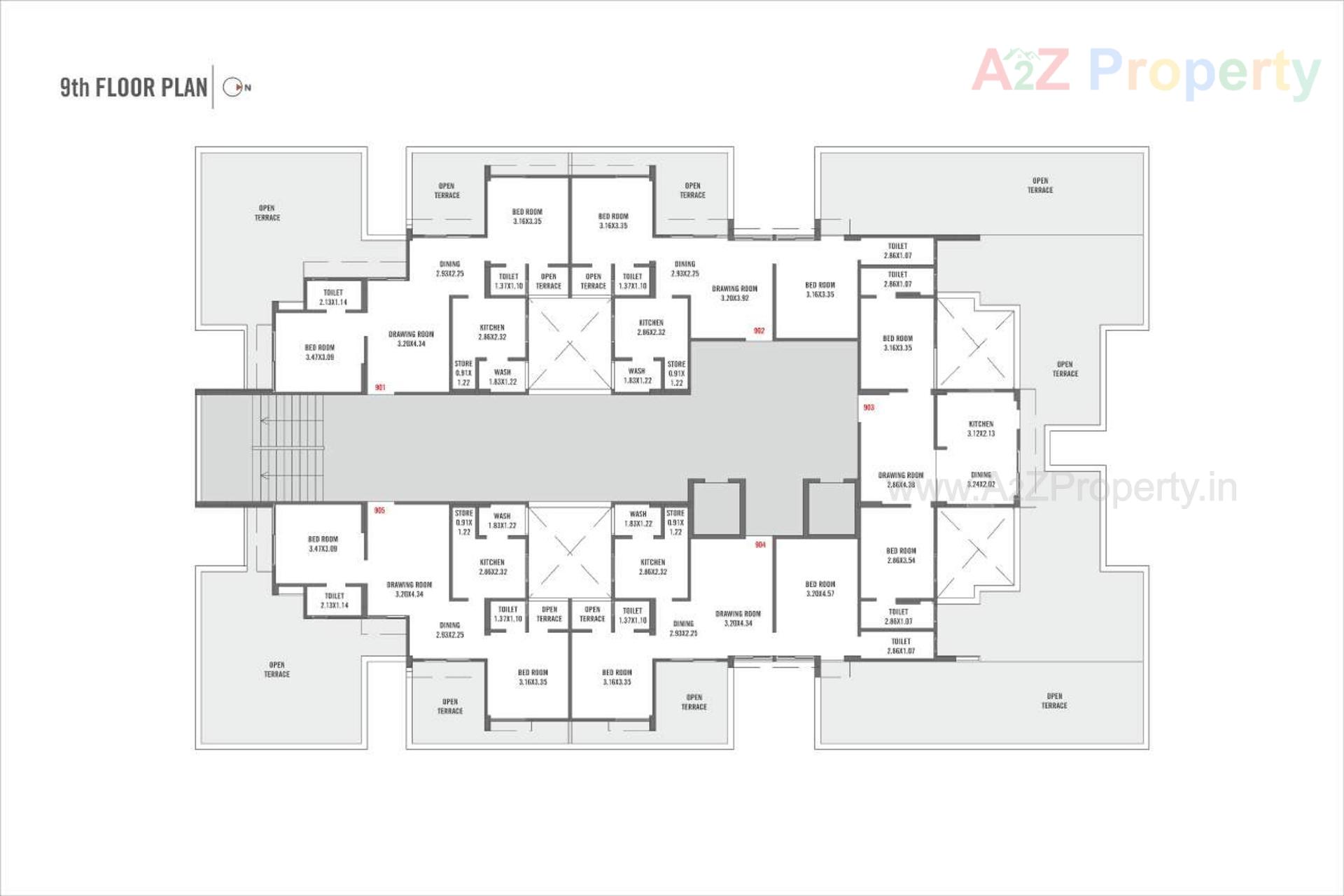 Layout of real estate project Shubh Westside located at Ahmedabad, Ahmedabad, Gujarat