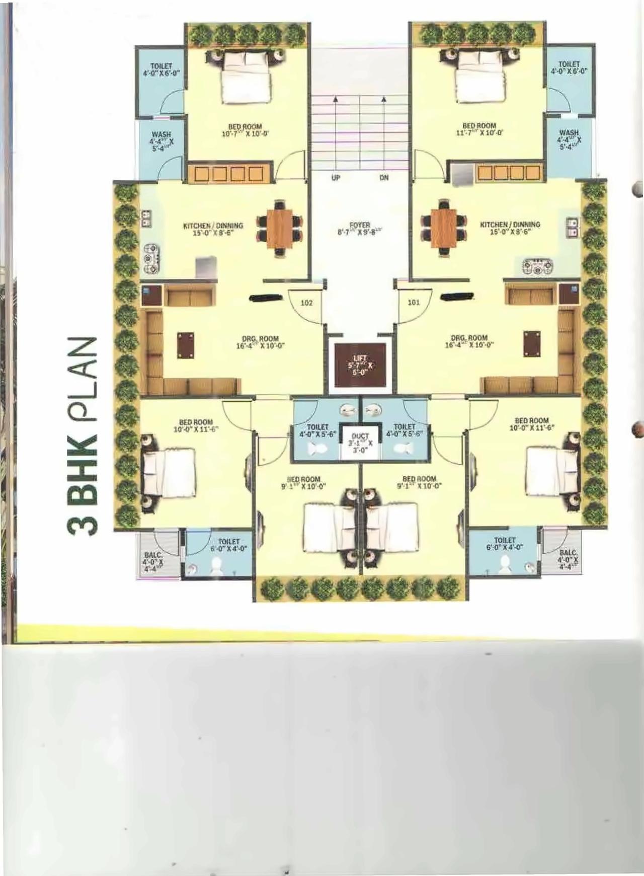 Layout of real estate project Shubhalay located at City, Ahmedabad, Gujarat