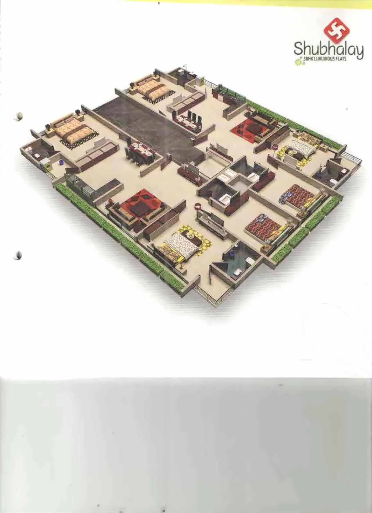 Layout of real estate project Shubhalay located at City, Ahmedabad, Gujarat