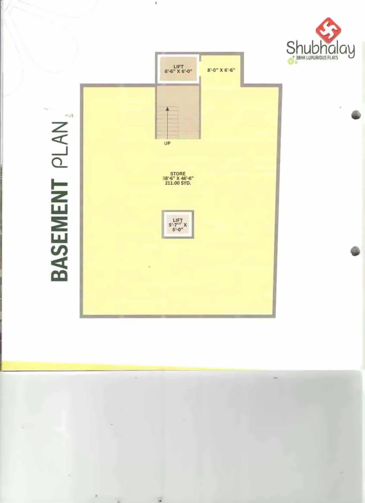 Layout of real estate project Shubhalay located at City, Ahmedabad, Gujarat