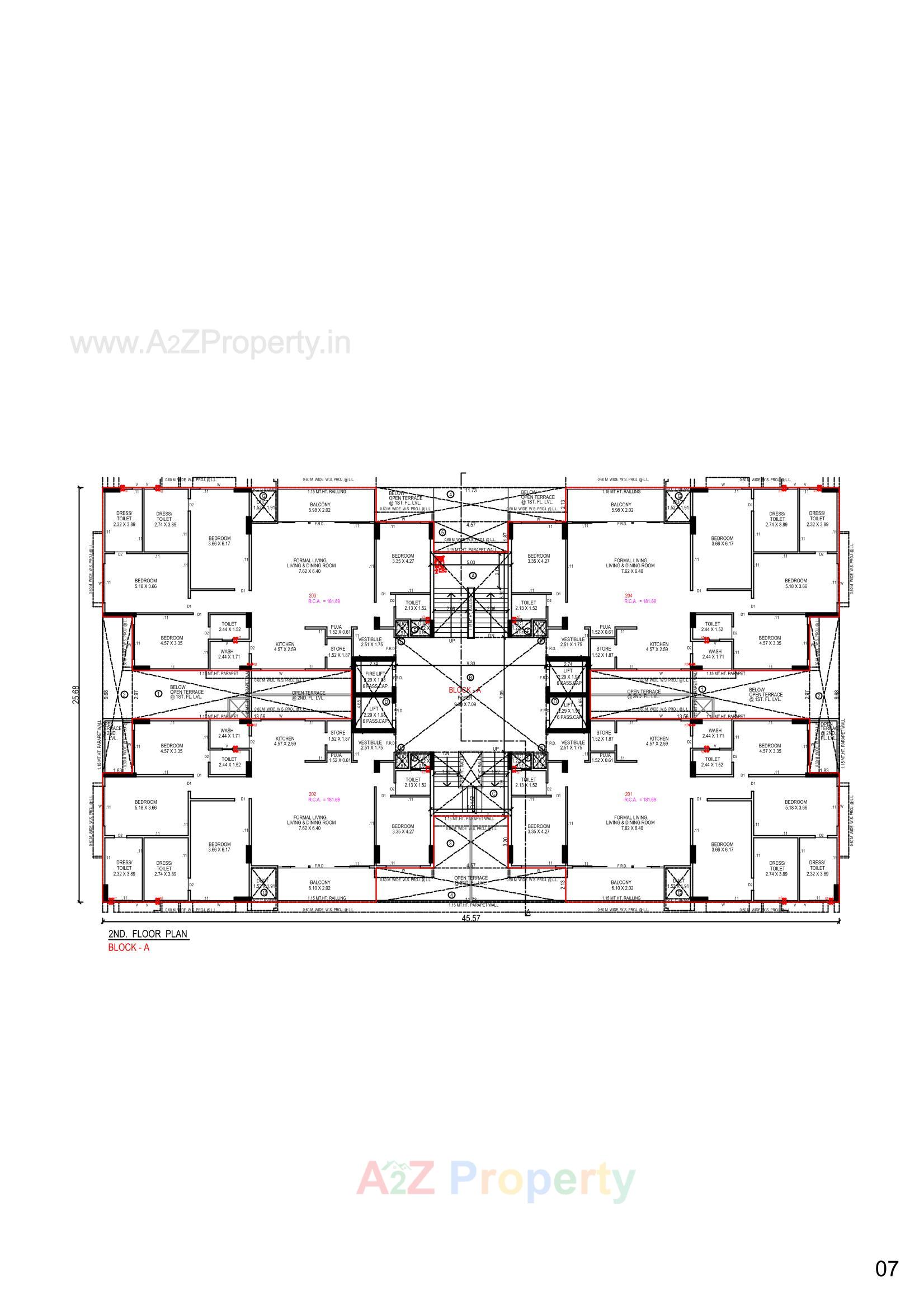 Layout of real estate project Shubham Anthem located at Shela, Ahmedabad, Gujarat