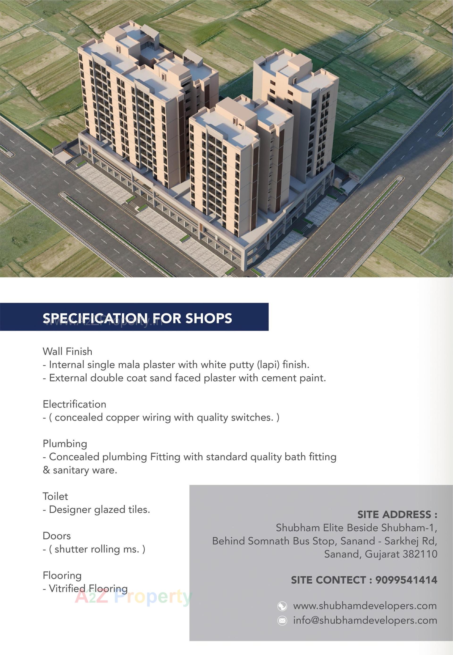 3D Elevation of real estate project Shubham Elite located at Ahmedabad, Ahmedabad, Gujarat