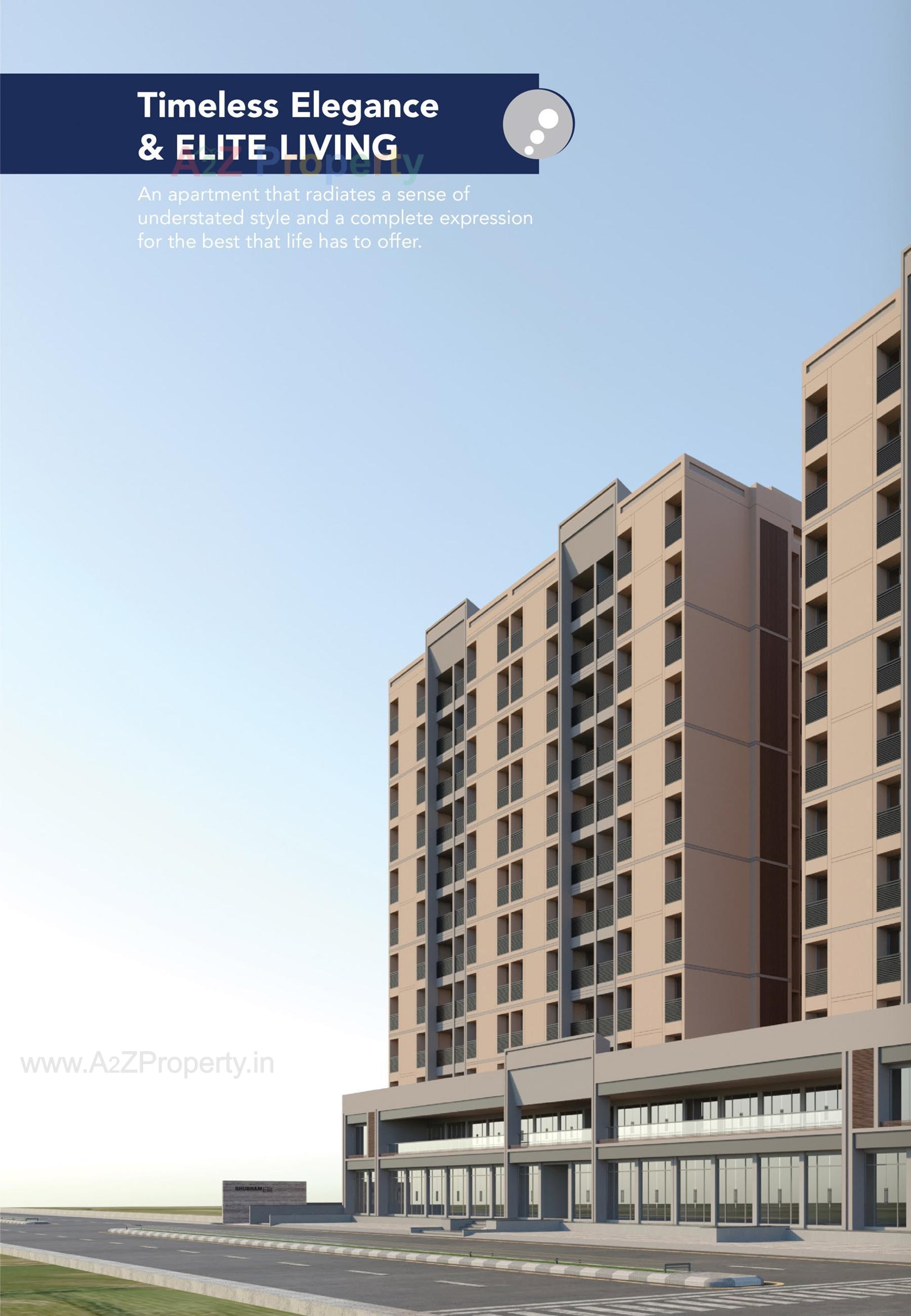 3D Elevation of real estate project Shubham Elite located at Ahmedabad, Ahmedabad, Gujarat