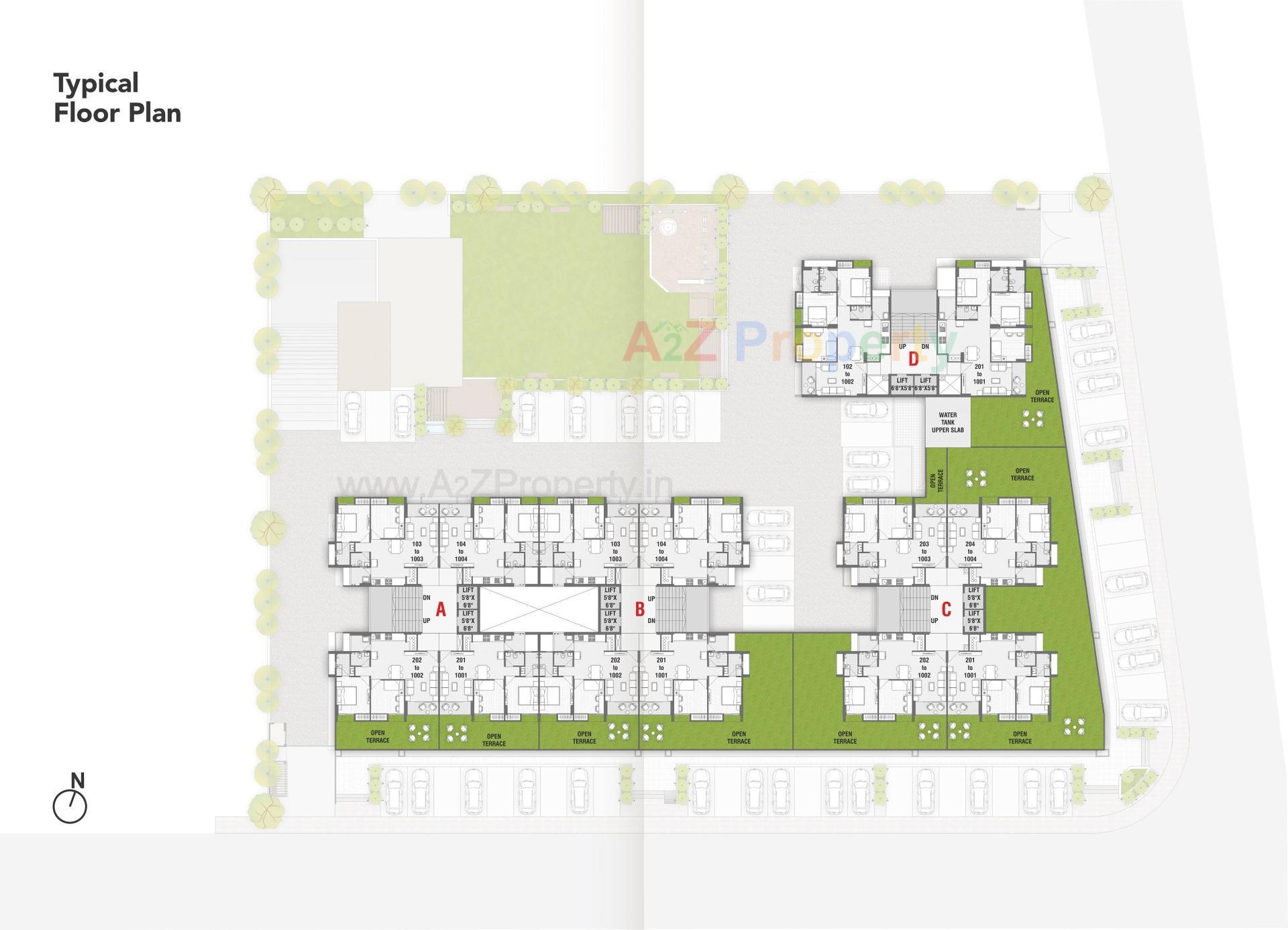 Layout of real estate project Shubham Elite located at Ahmedabad, Ahmedabad, Gujarat