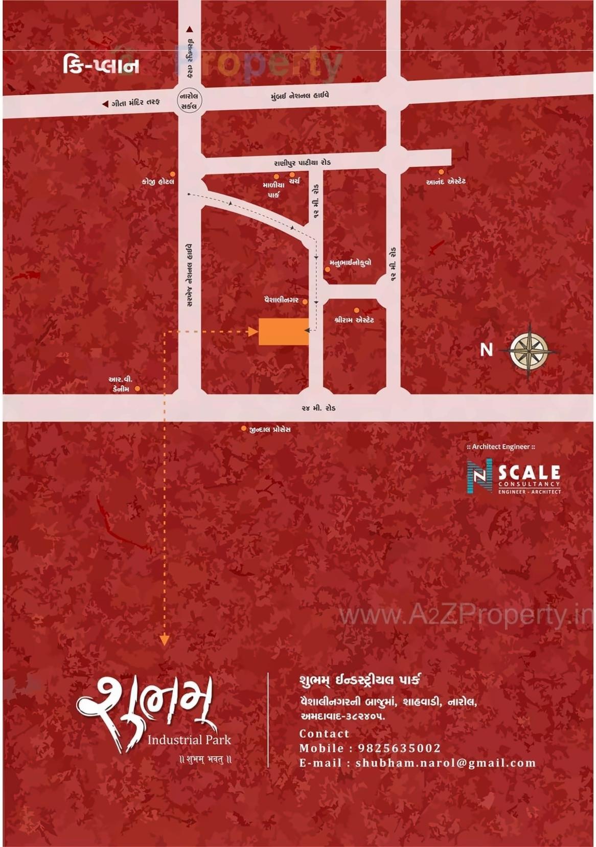  of real estate project Shubham Industrial Park located at Saijpur, Ahmedabad, Gujarat