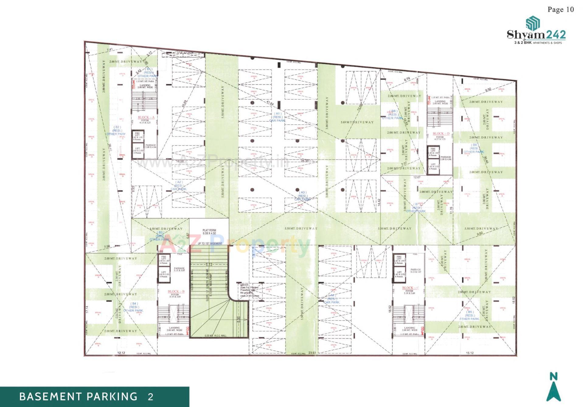Layout of real estate project Shyam located at Laxmipura, Ahmedabad, Gujarat