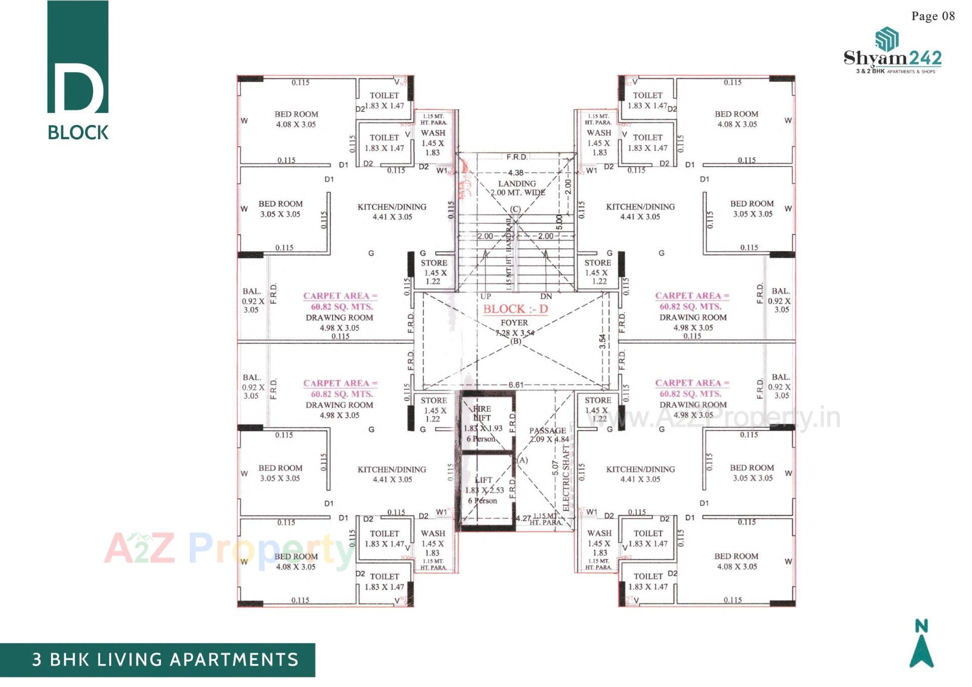 Layout of real estate project Shyam located at Laxmipura, Ahmedabad, Gujarat