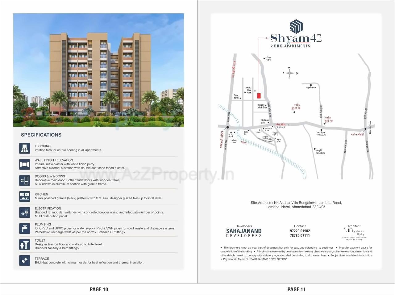  of real estate project Shyam located at Laxmipura, Ahmedabad, Gujarat
